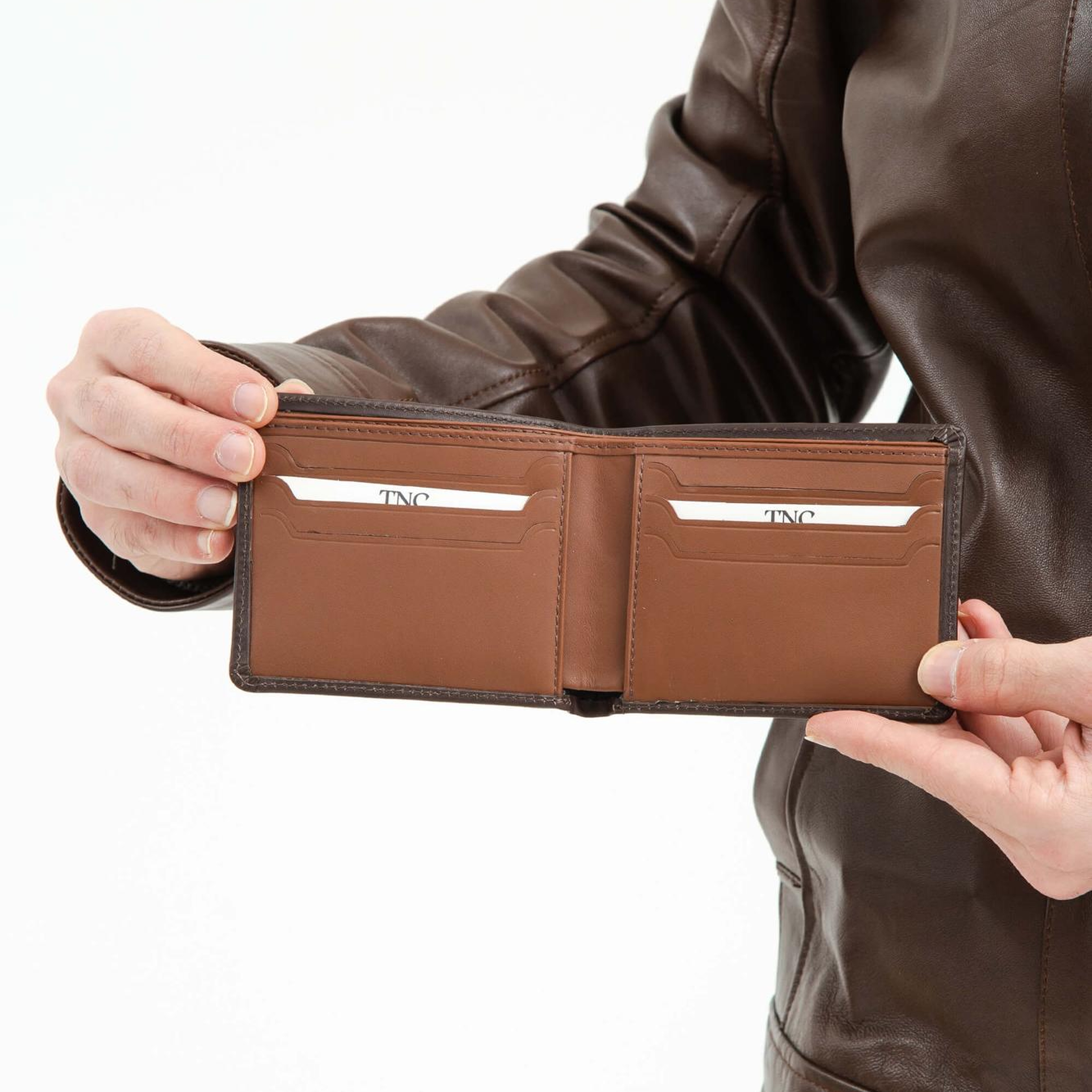 Tamer Tanca Erkek Hakiki Deri Kahverengi Cüzdan Cuzdan