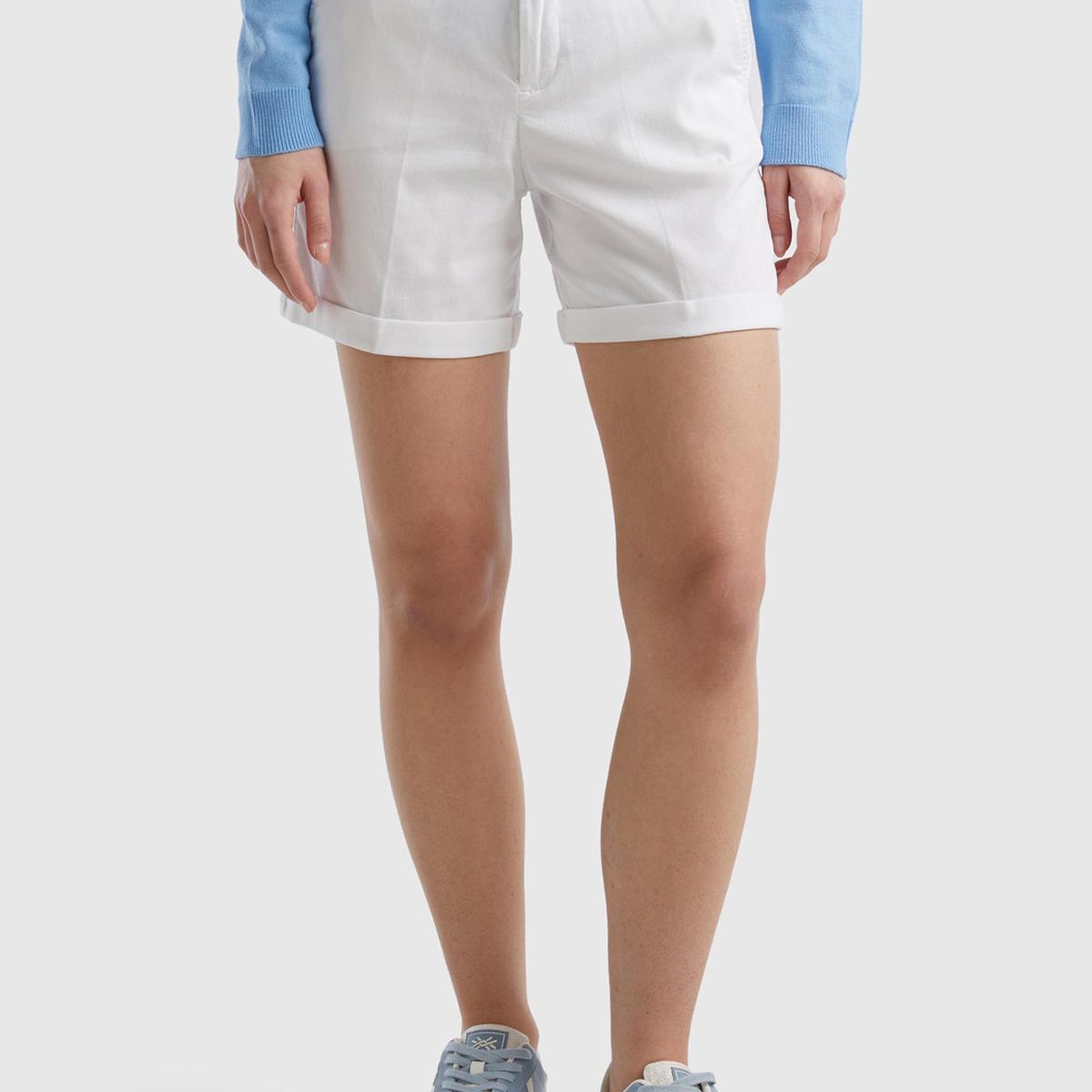 Kadın Beyaz Mevsimlik Bermuda