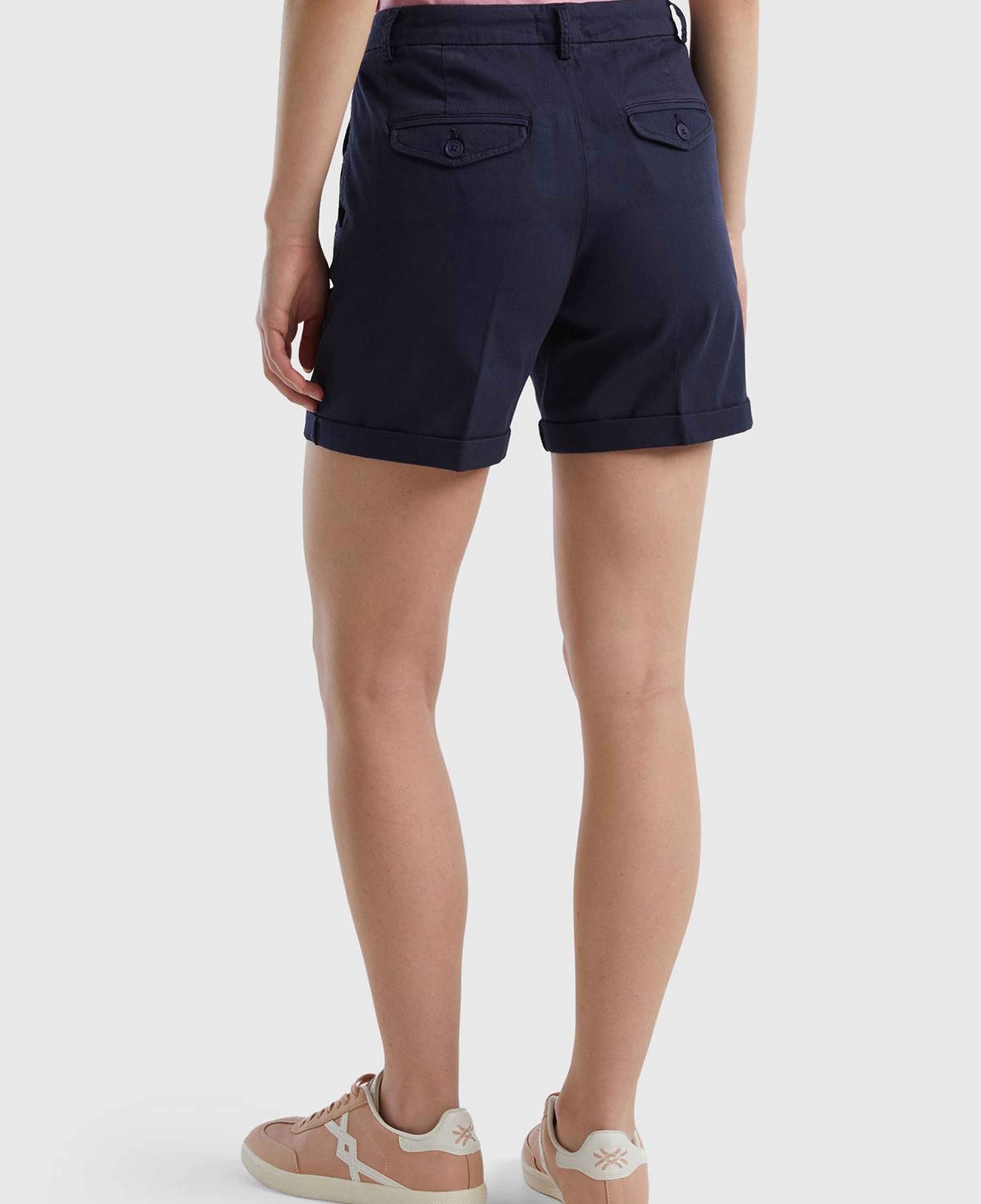Kadın Lacivert Mevsimlik Bermuda