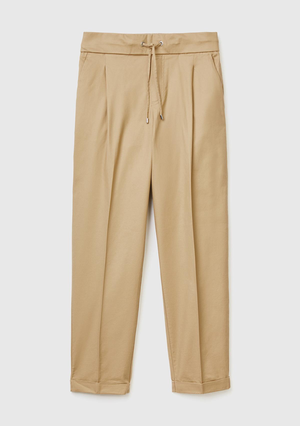 Kadın Bej Jogger Pantolon