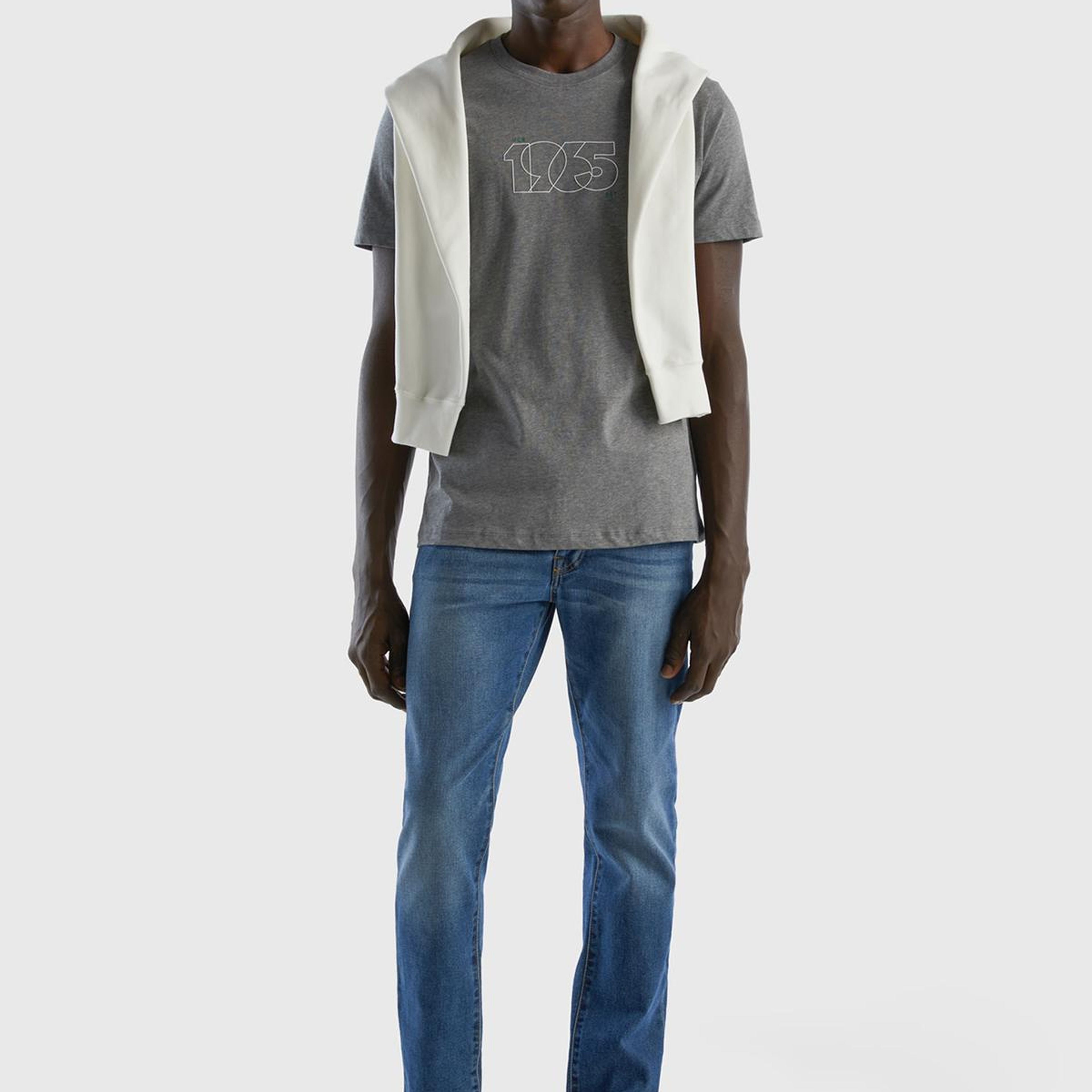 Erkek Koyu Mavi Slim Fit Jean Pantolon