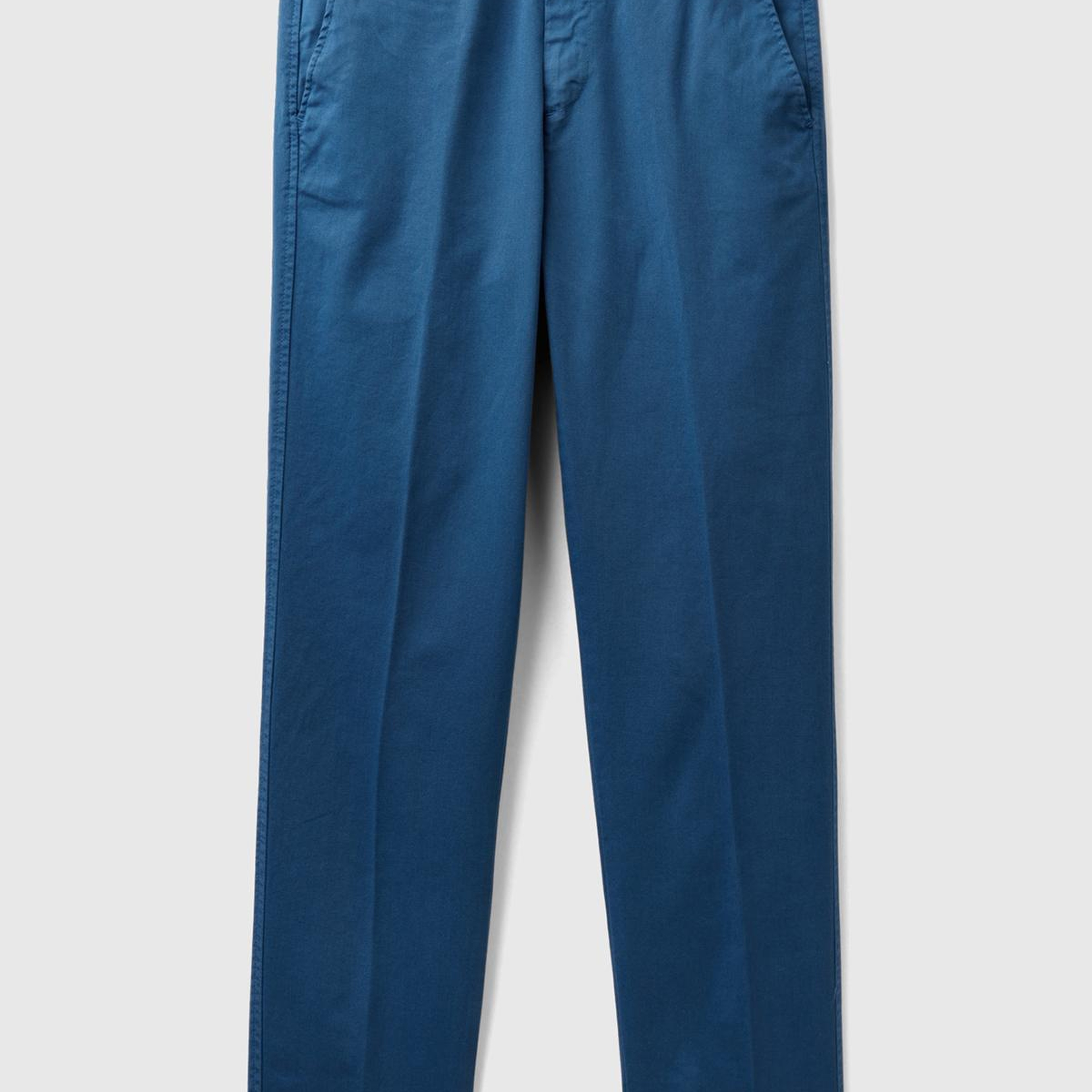 Kadın Gece Mavisi Elastanlı Basic Chino Pantolon