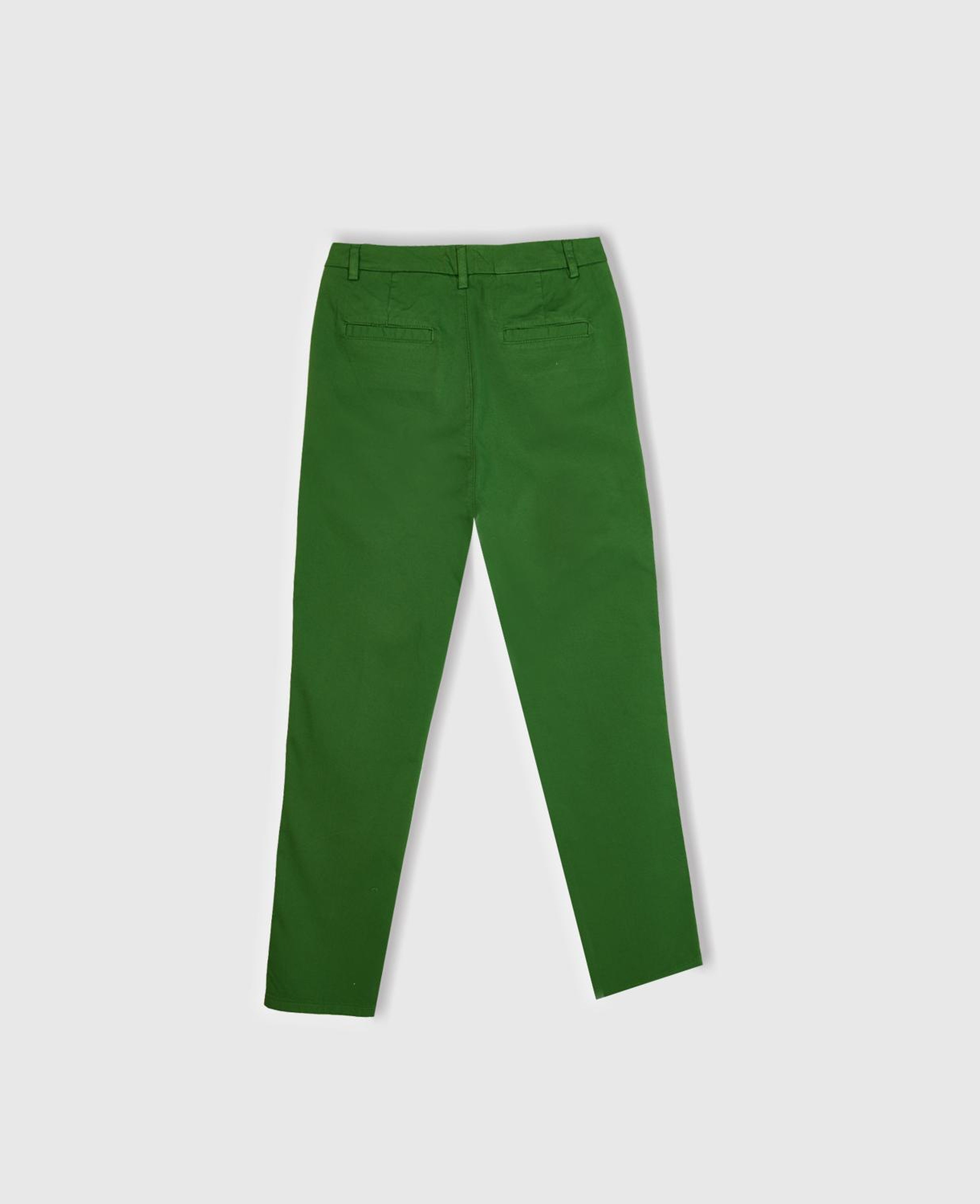 Kadın Soluk Yeşil Elastanlı Basic Chino Pantolon