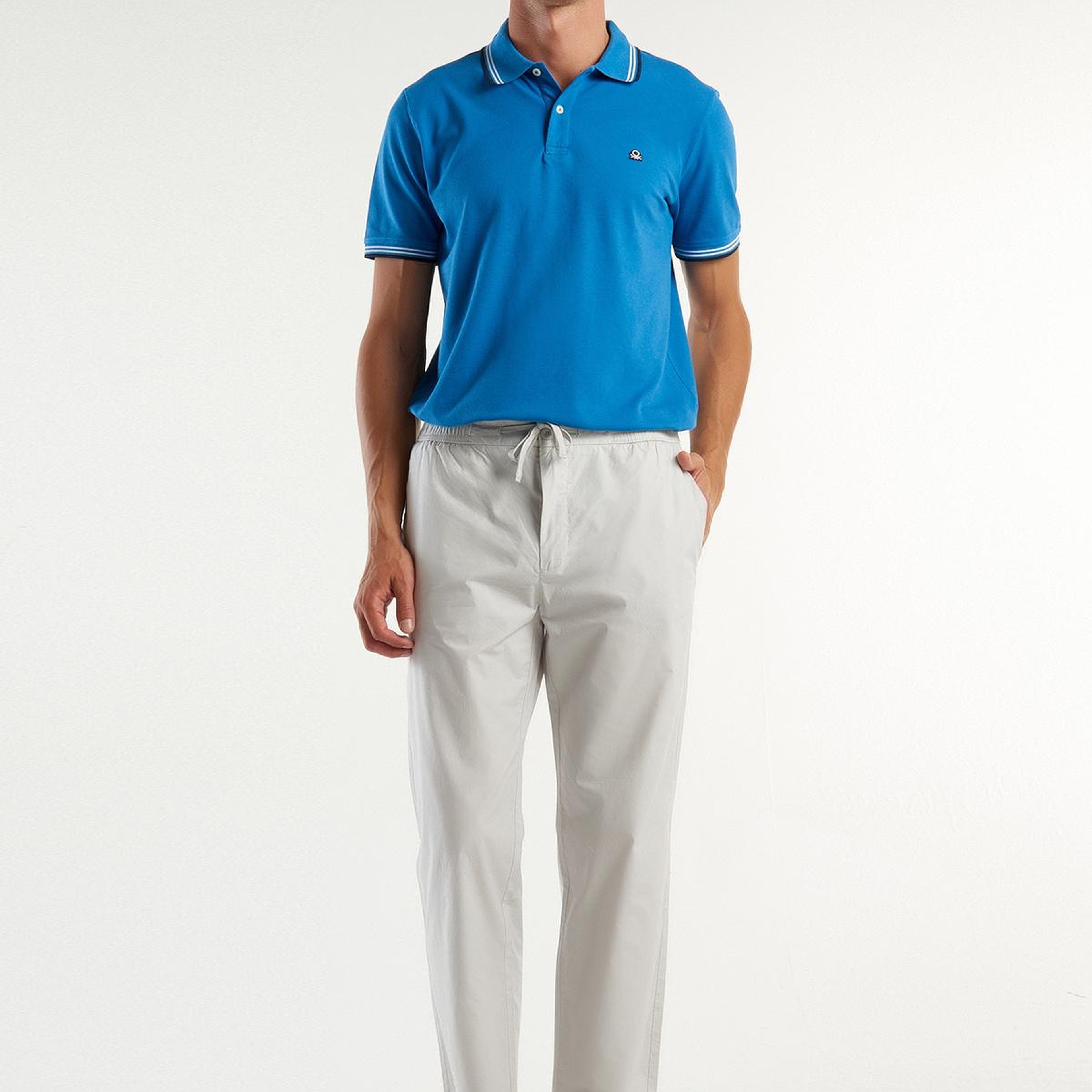 Erkek Kemik %100 Pamuk 4 Cepli Beli Büzgülü İpli Pantolon