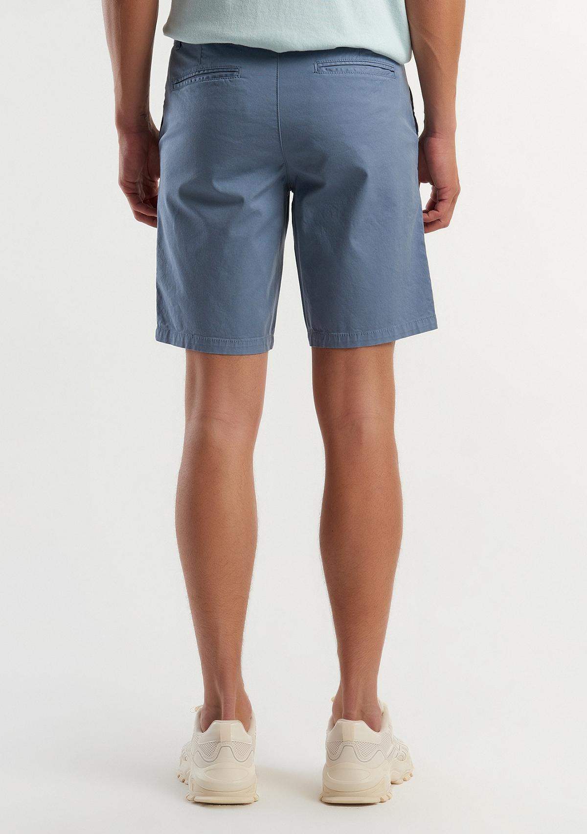 Erkek Gri Chino Bermuda