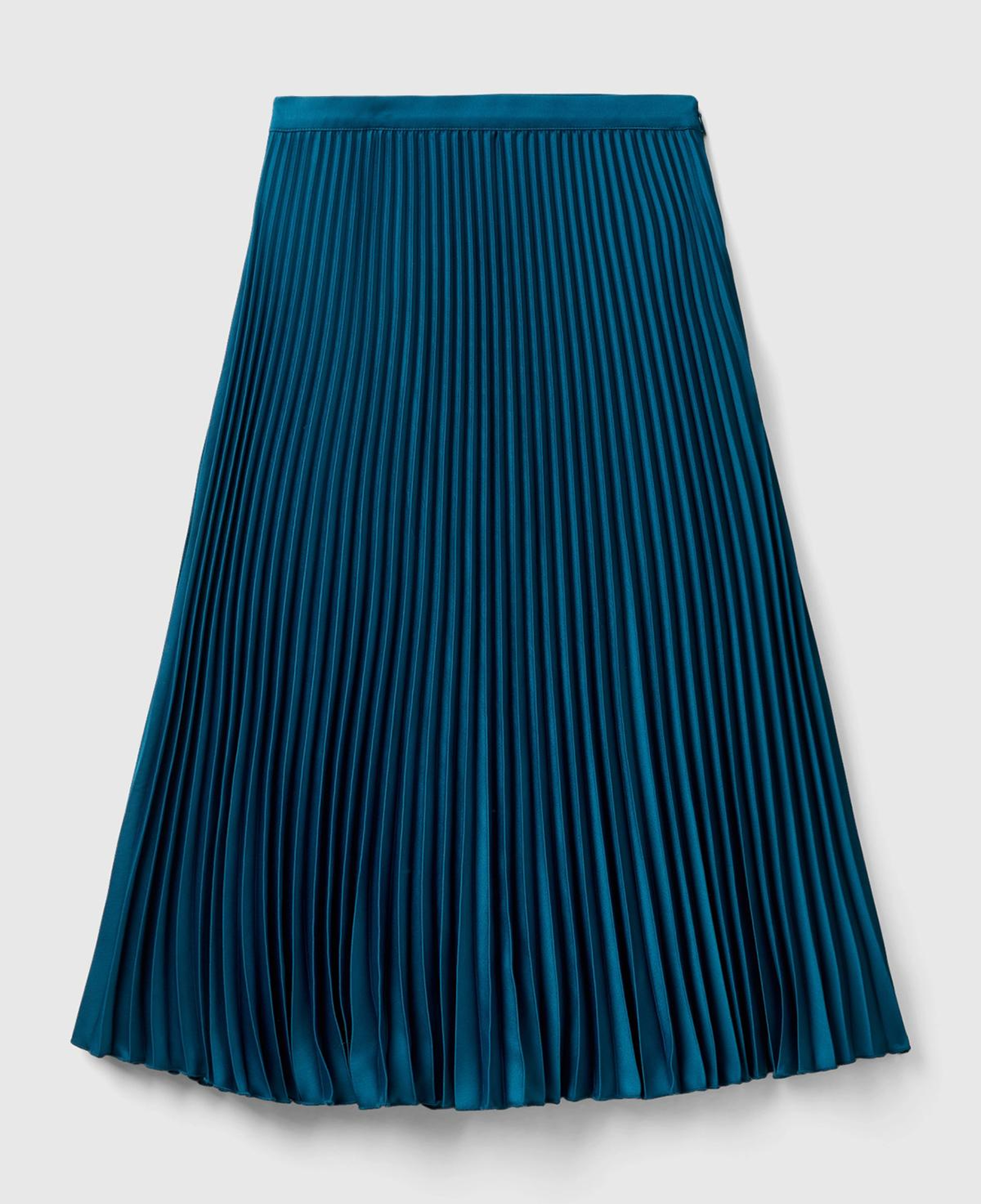 Kadın Petrol Mavisi Rahat Kesim Uzun Etek