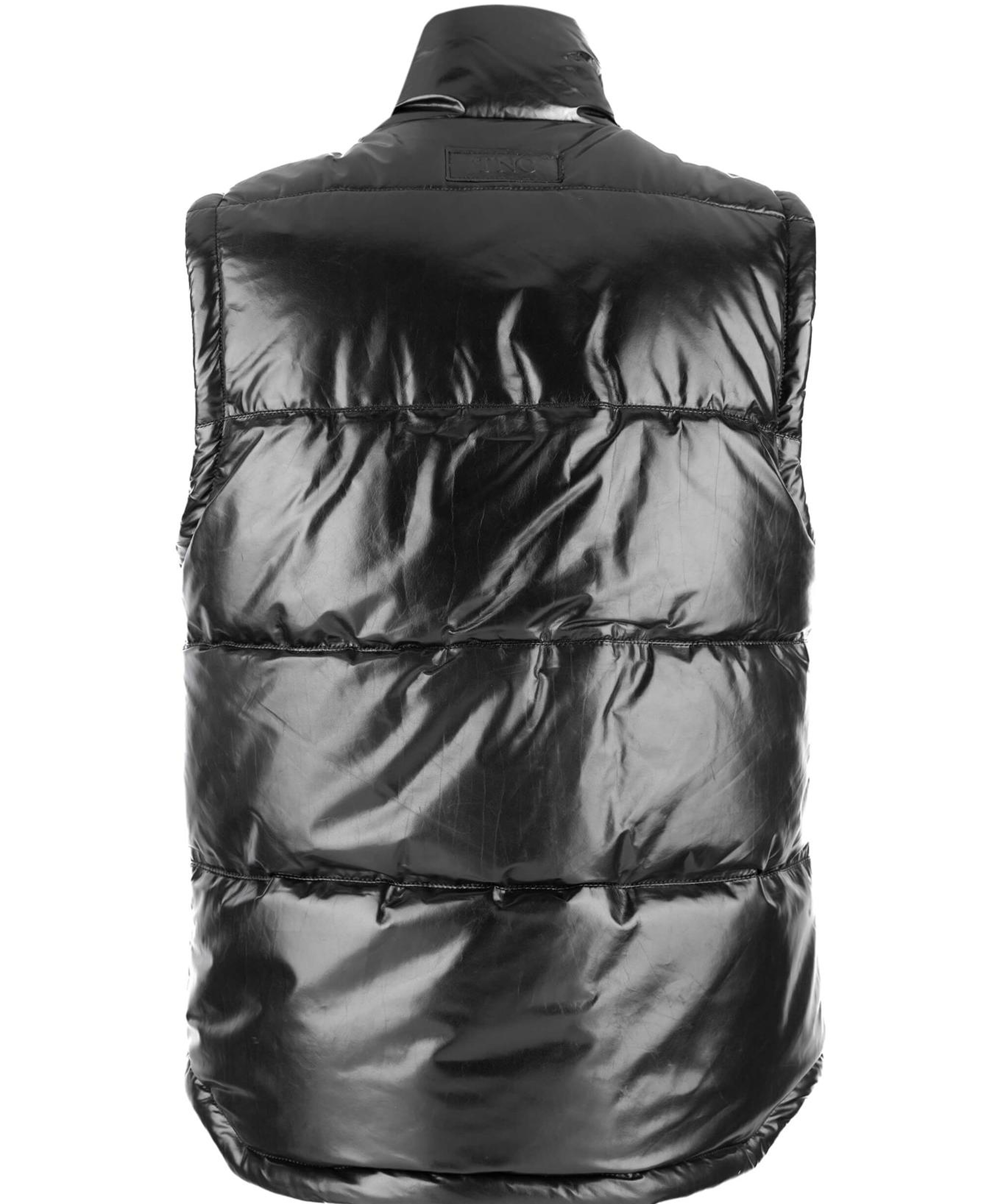 Tamer Tanca Erkek Hakiki Deri Siyah Yelek Deri Mont