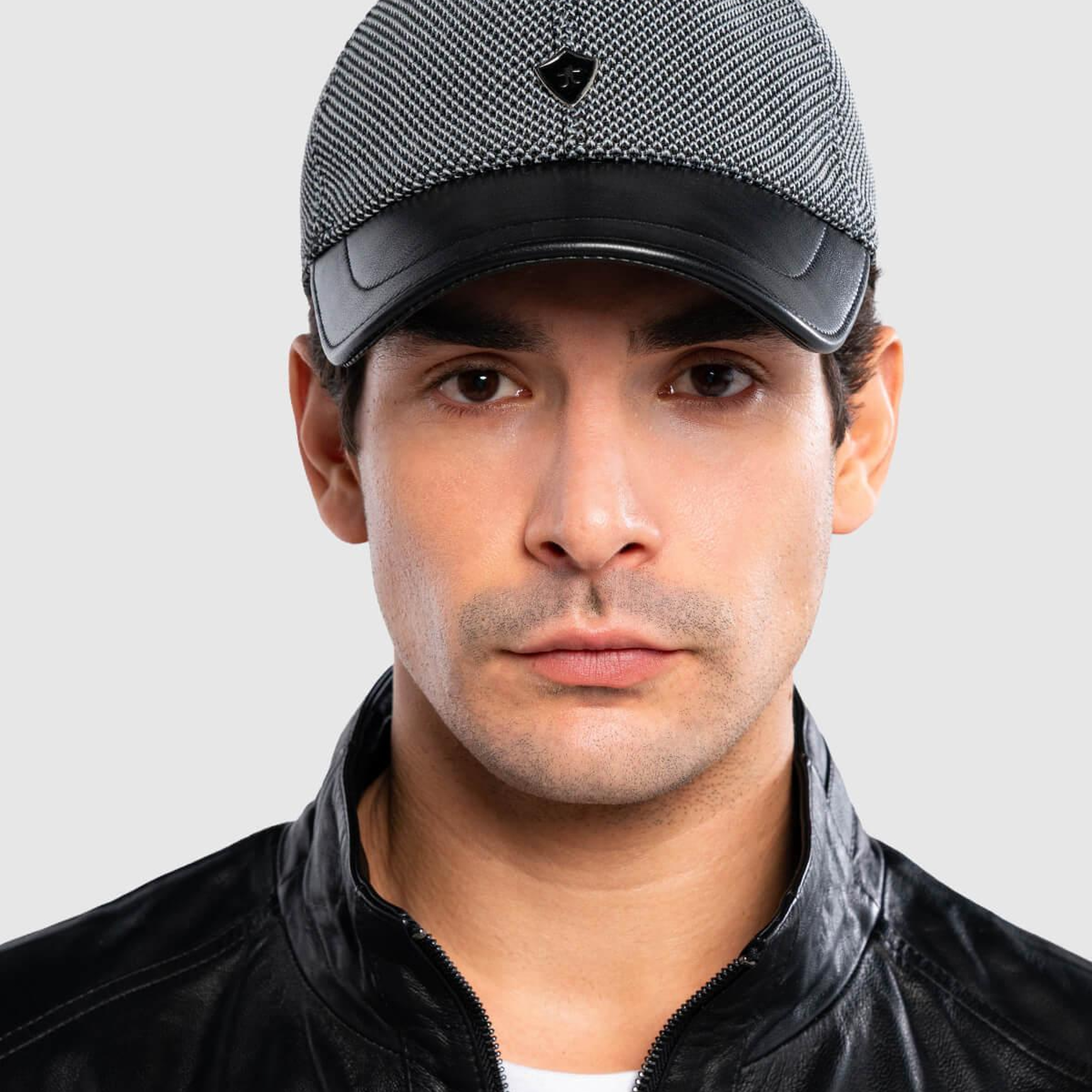 Tamer Tanca Erkek Hakiki Deri Siyah Şapka