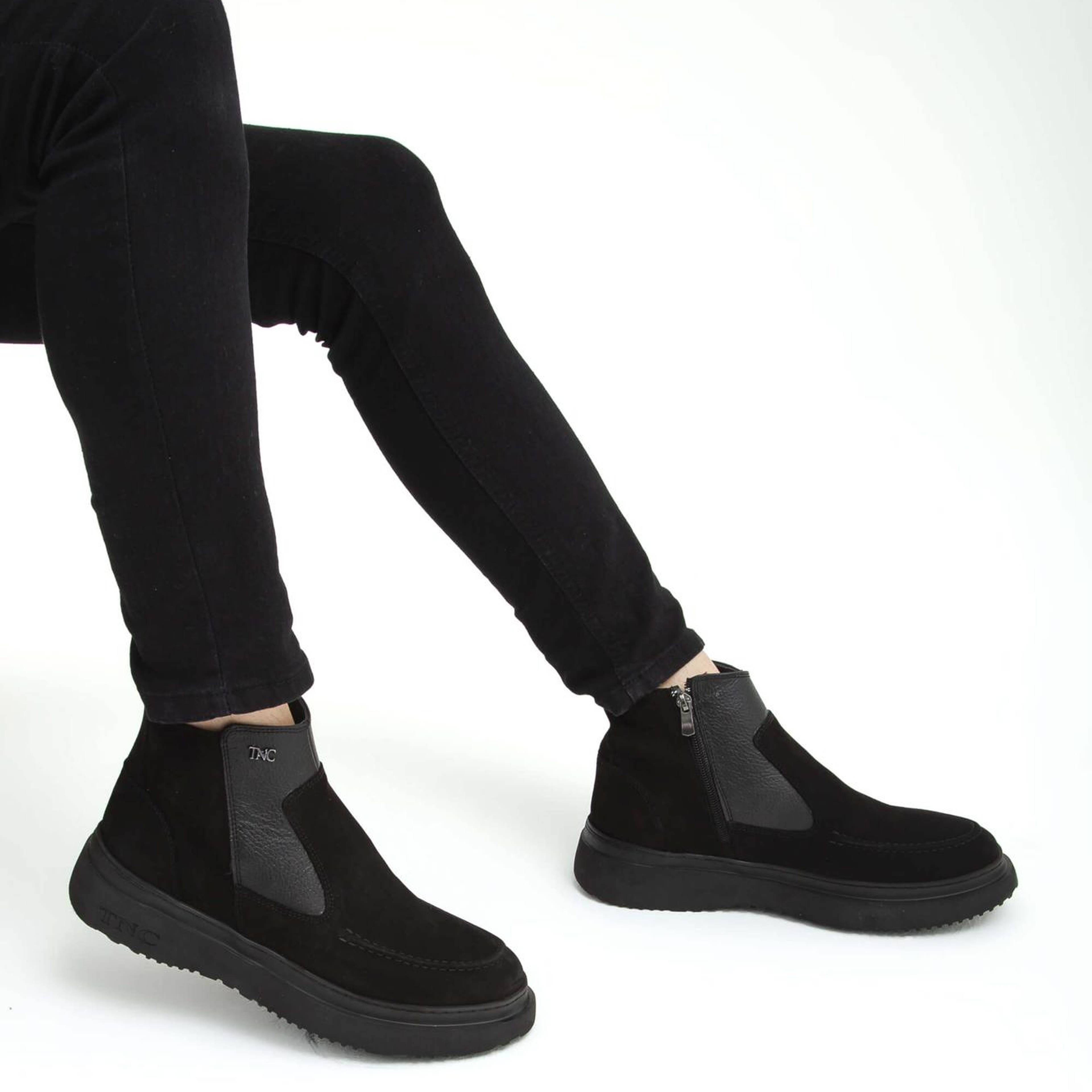 Tamer Tanca Erkek Hakiki Deri SYH NBK/SYH FULL UP Casual Bot