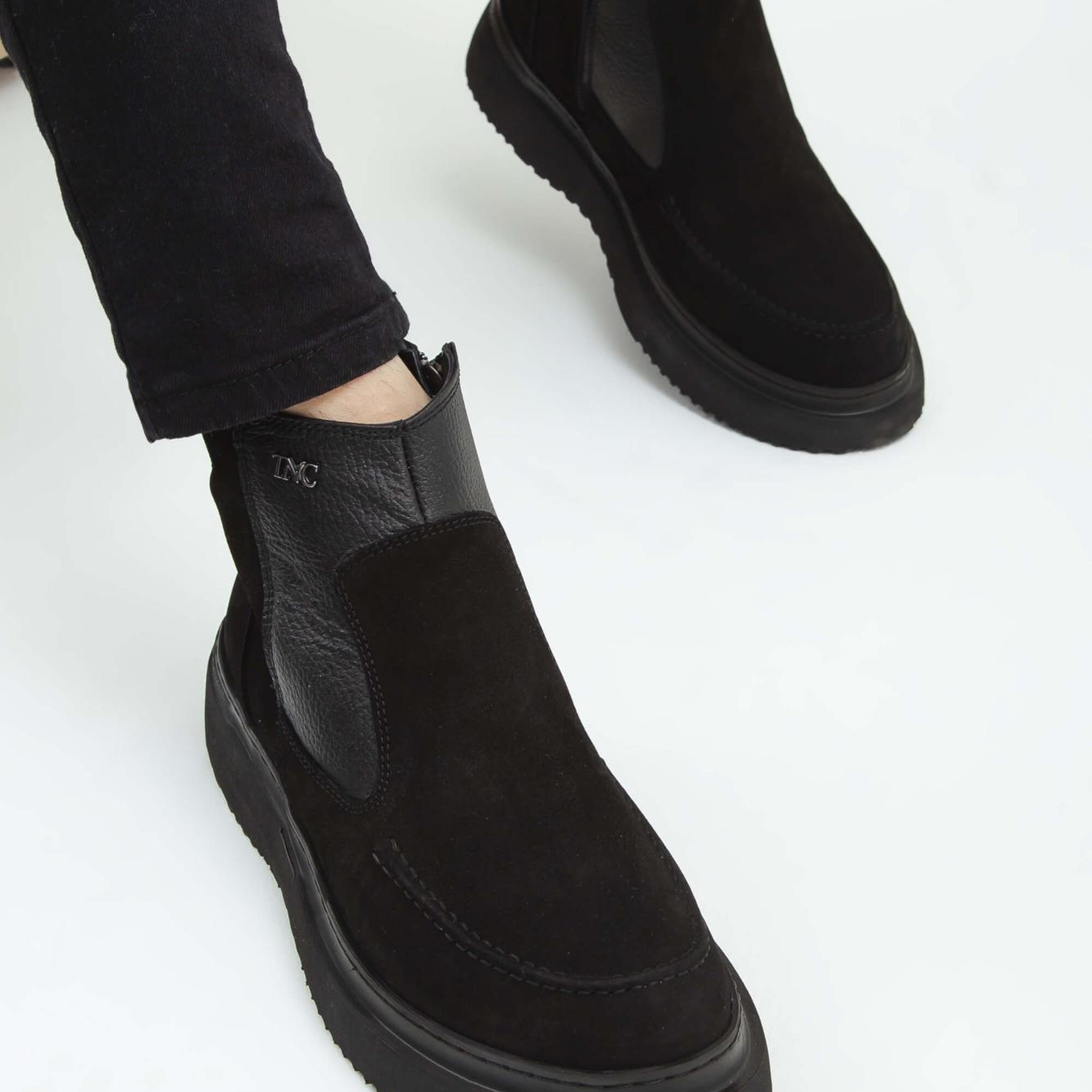 Tamer Tanca Erkek Hakiki Deri SYH NBK/SYH FULL UP Casual Bot