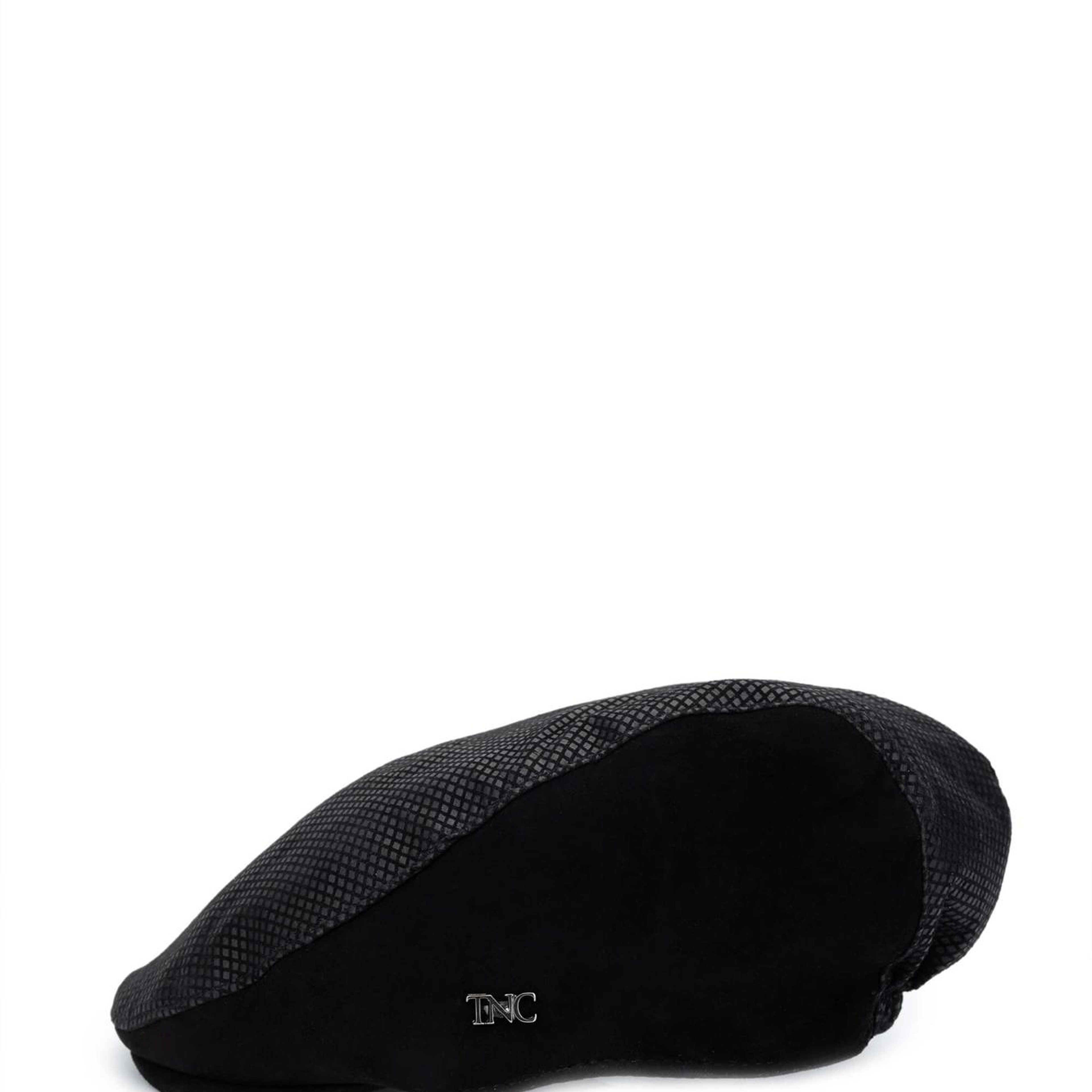 Tamer Tanca Erkek Hakiki Deri Siyah Süet London Şapka