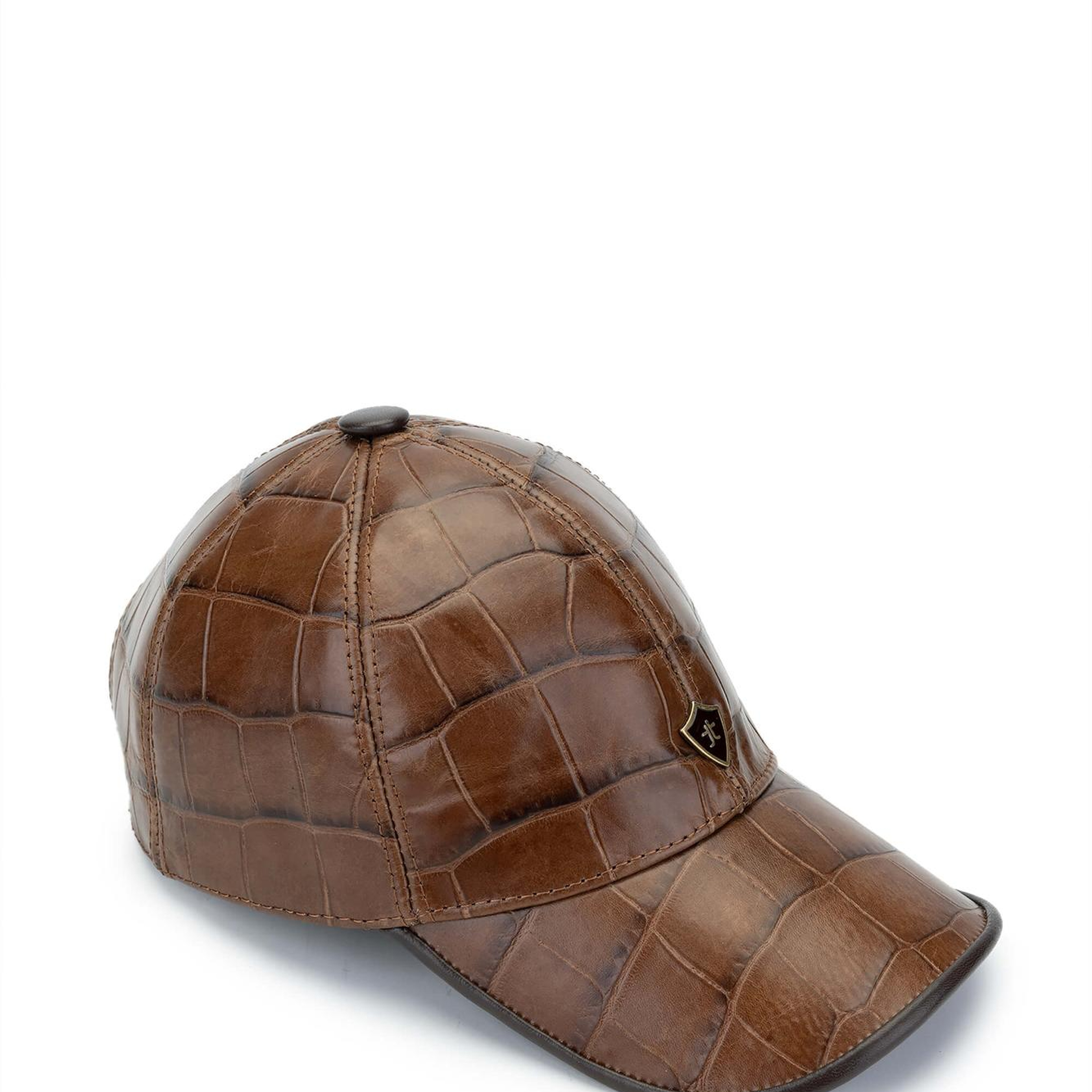 Tamer Tanca Erkek Hakiki Deri Taba Beyzbol Şapka