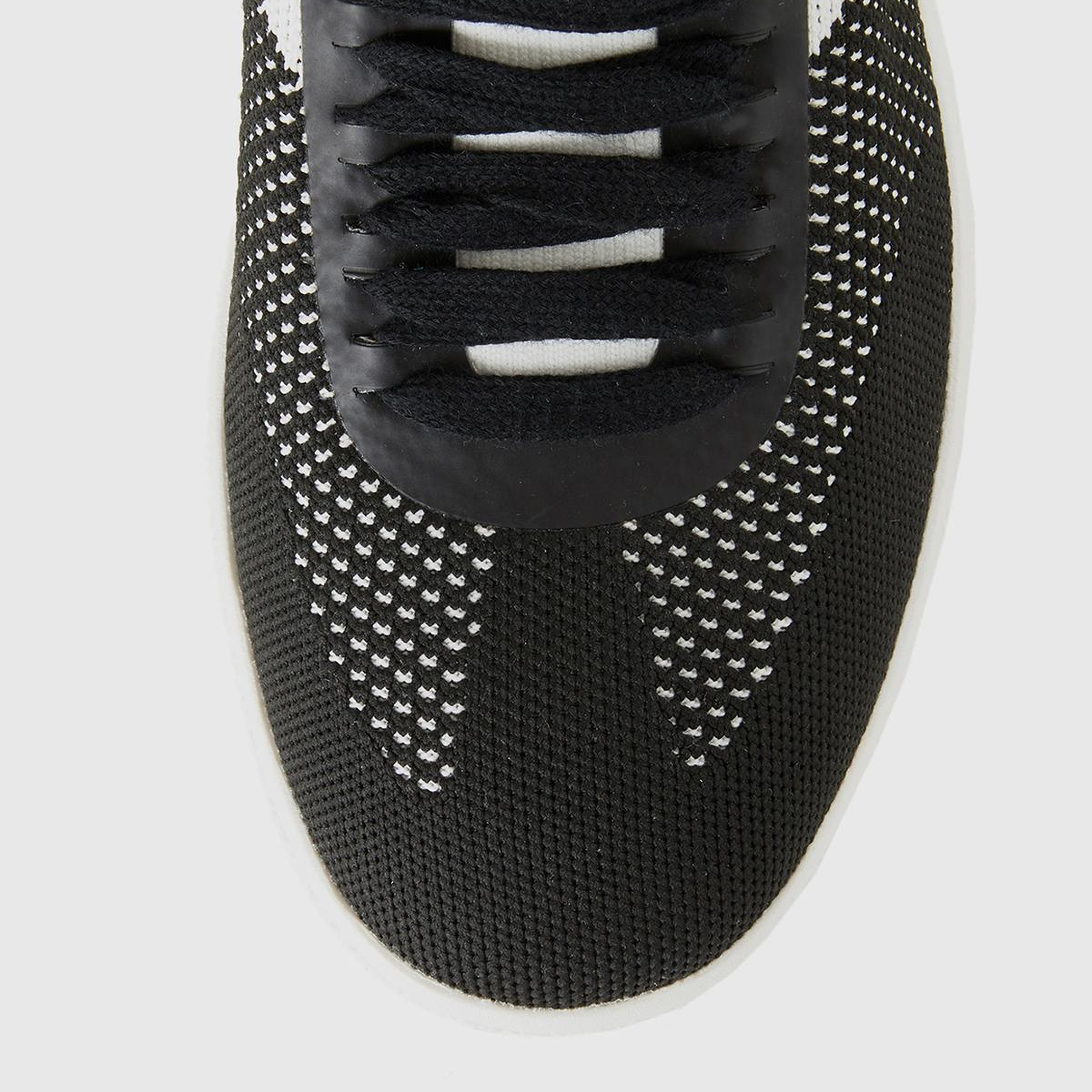 Erkek Siyah Önü ve Arkası Logo Detaylı Bağcıklı Spor Ayakkabı