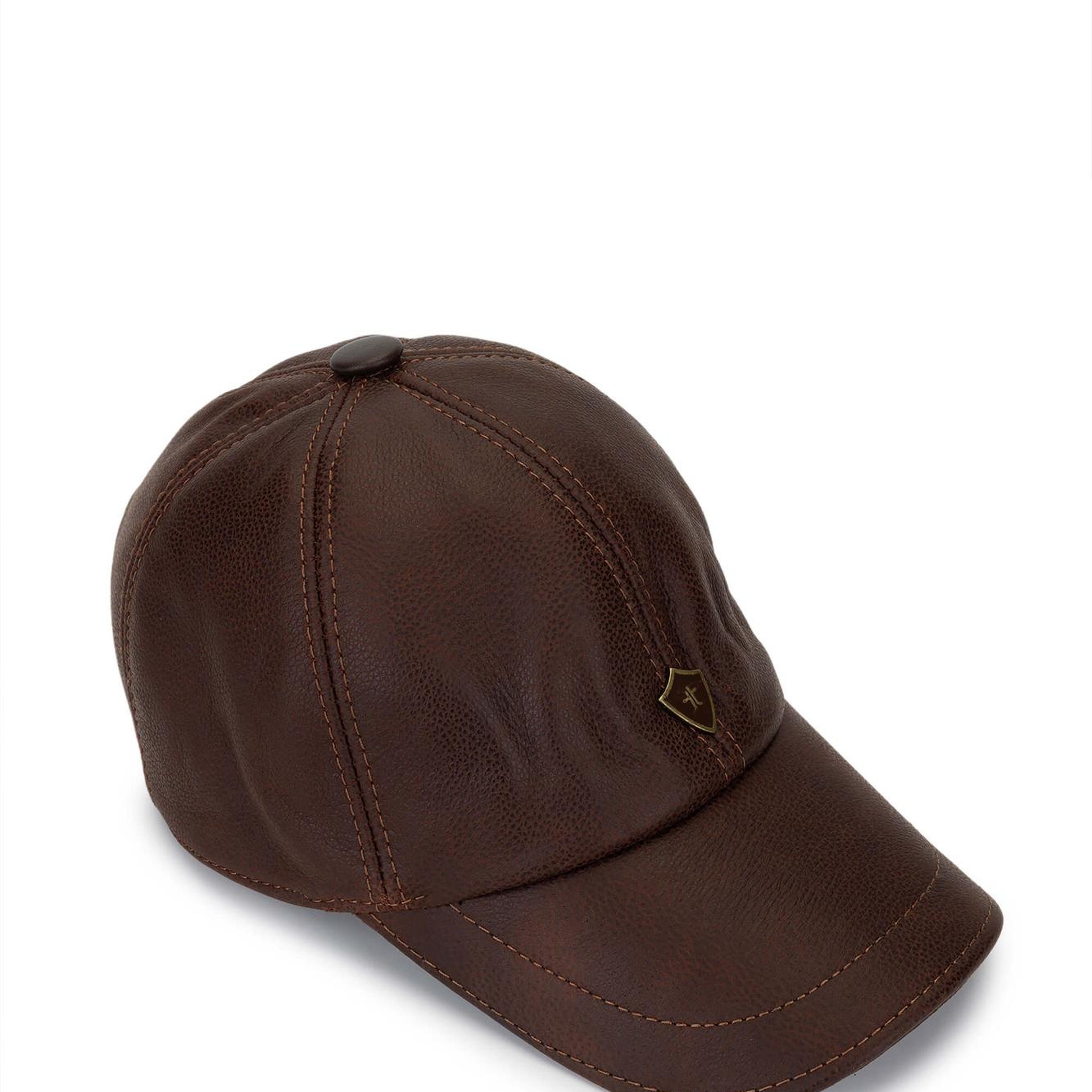 Tamer Tanca Erkek Hakiki Deri Taba Şapka