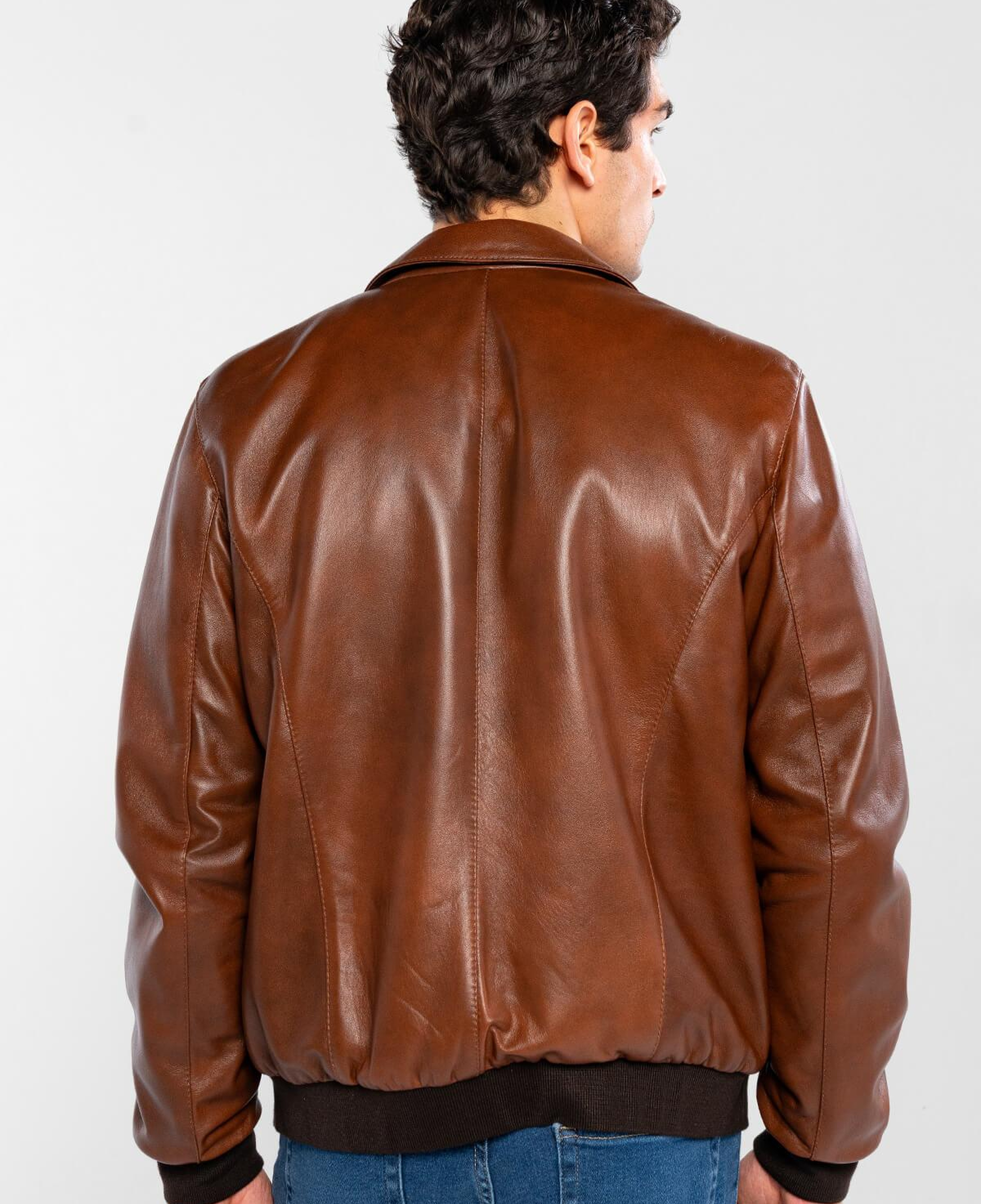 Tamer Tanca Erkek Hakiki Deri Fındık Deri Mont