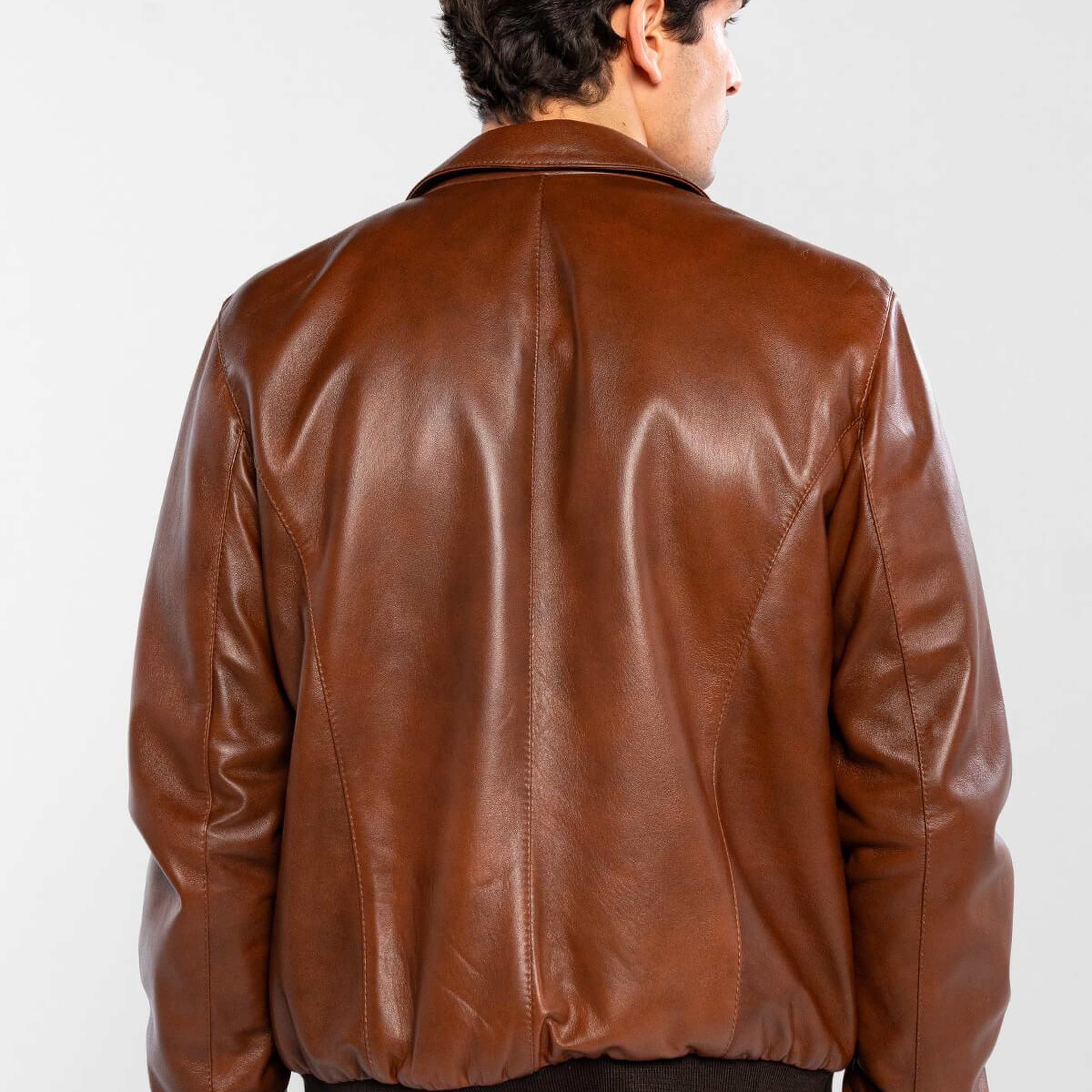 Tamer Tanca Erkek Hakiki Deri Fındık Deri Mont