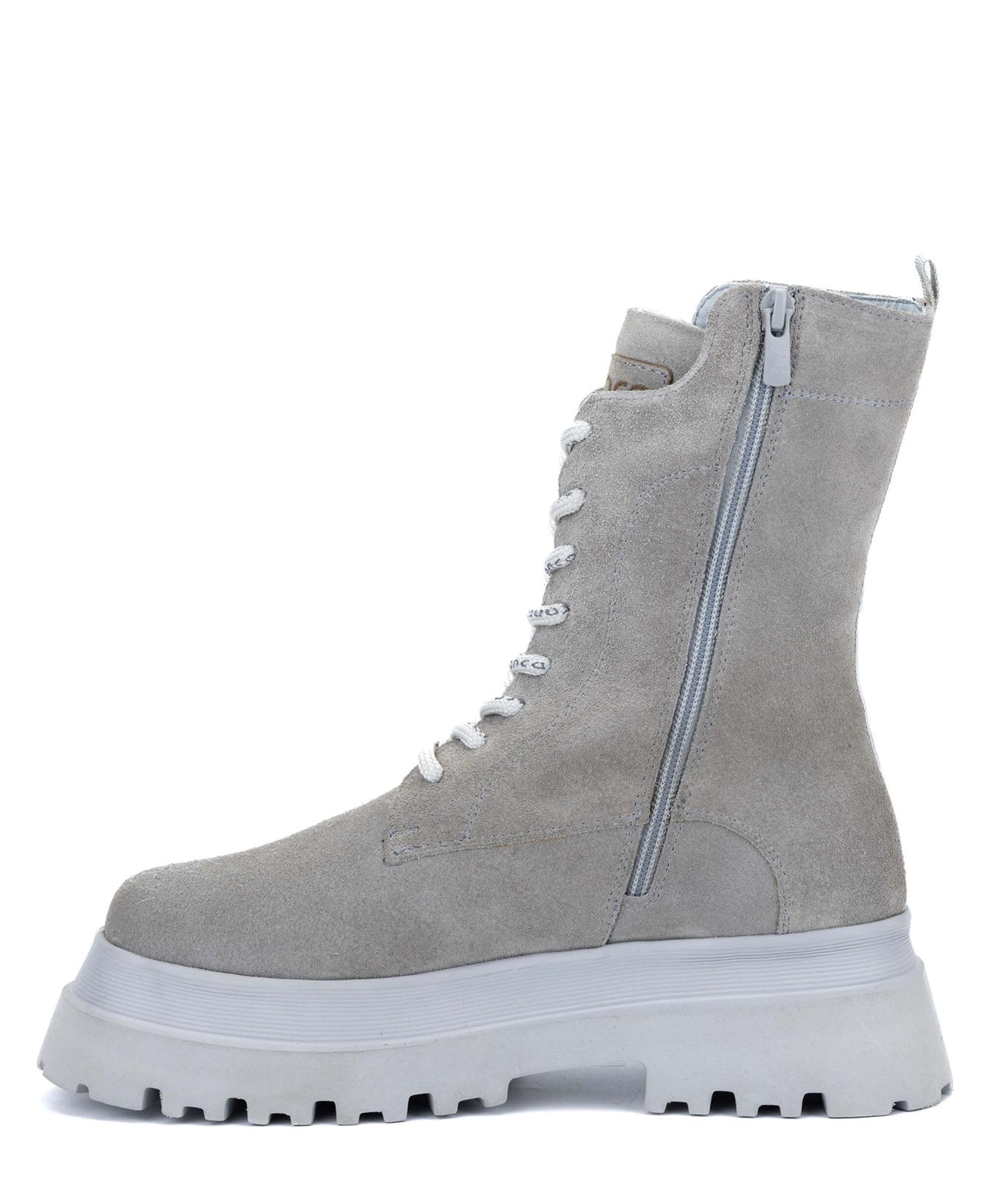 Tamer Tanca Kadın Hakiki Deri Gri POSTAL Bot