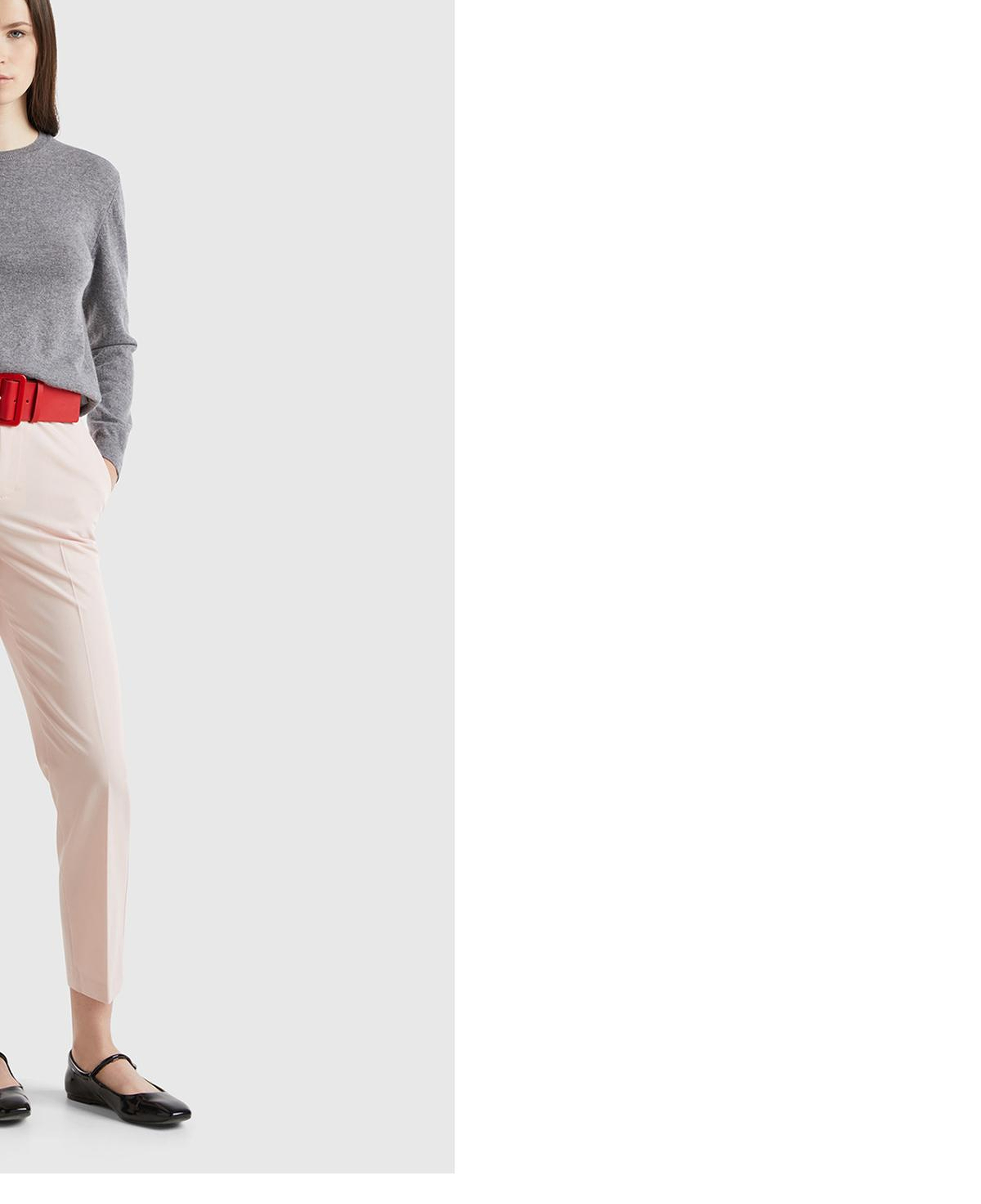 Kadın Antrasit Melanj %100 Merino Bisiklet Yaka Kazak