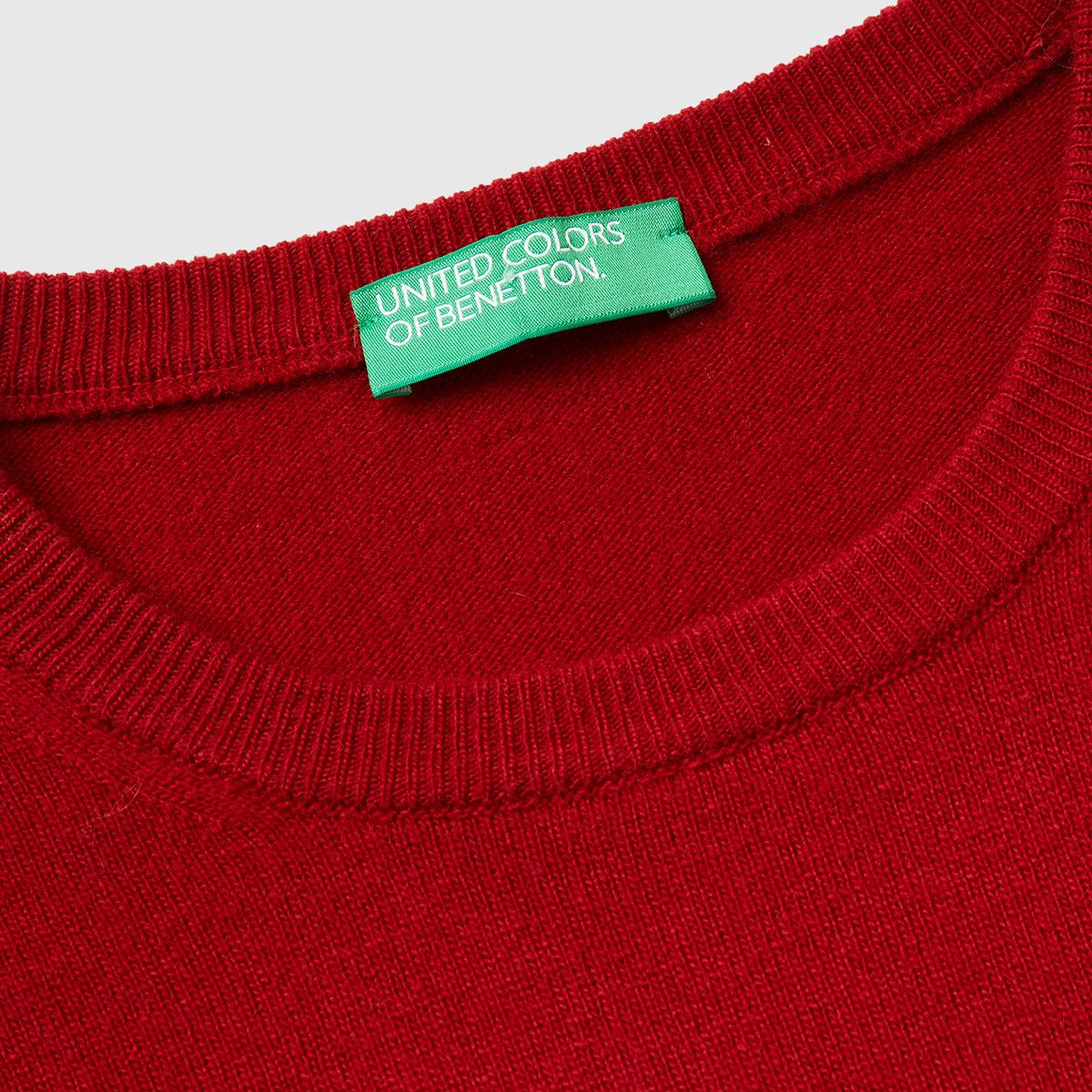 Erkek Bordo %100 Merino Bisiklet Yaka  Kazak