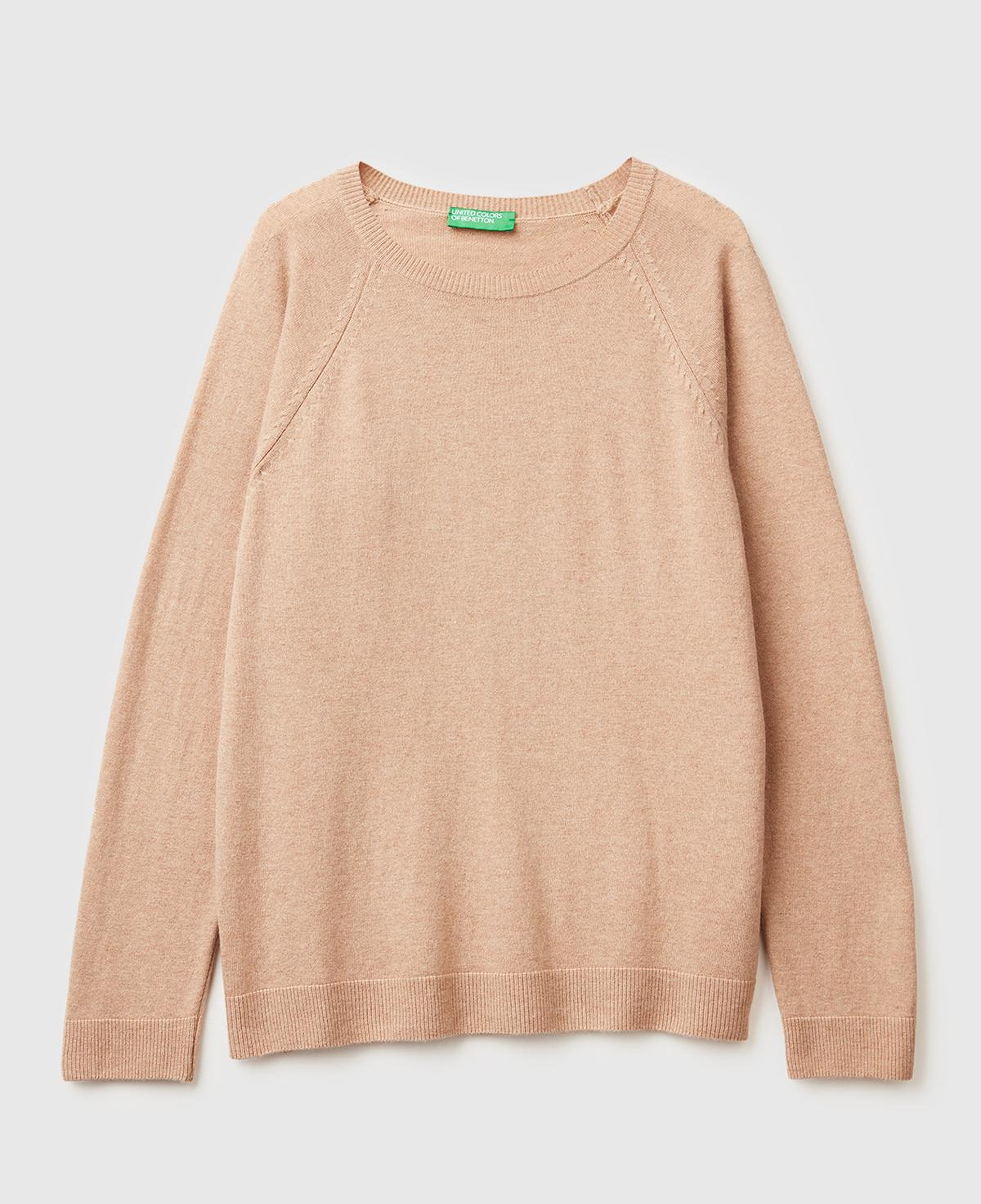 Kadın Turuncu Kaşmir Karışımlı Kazak