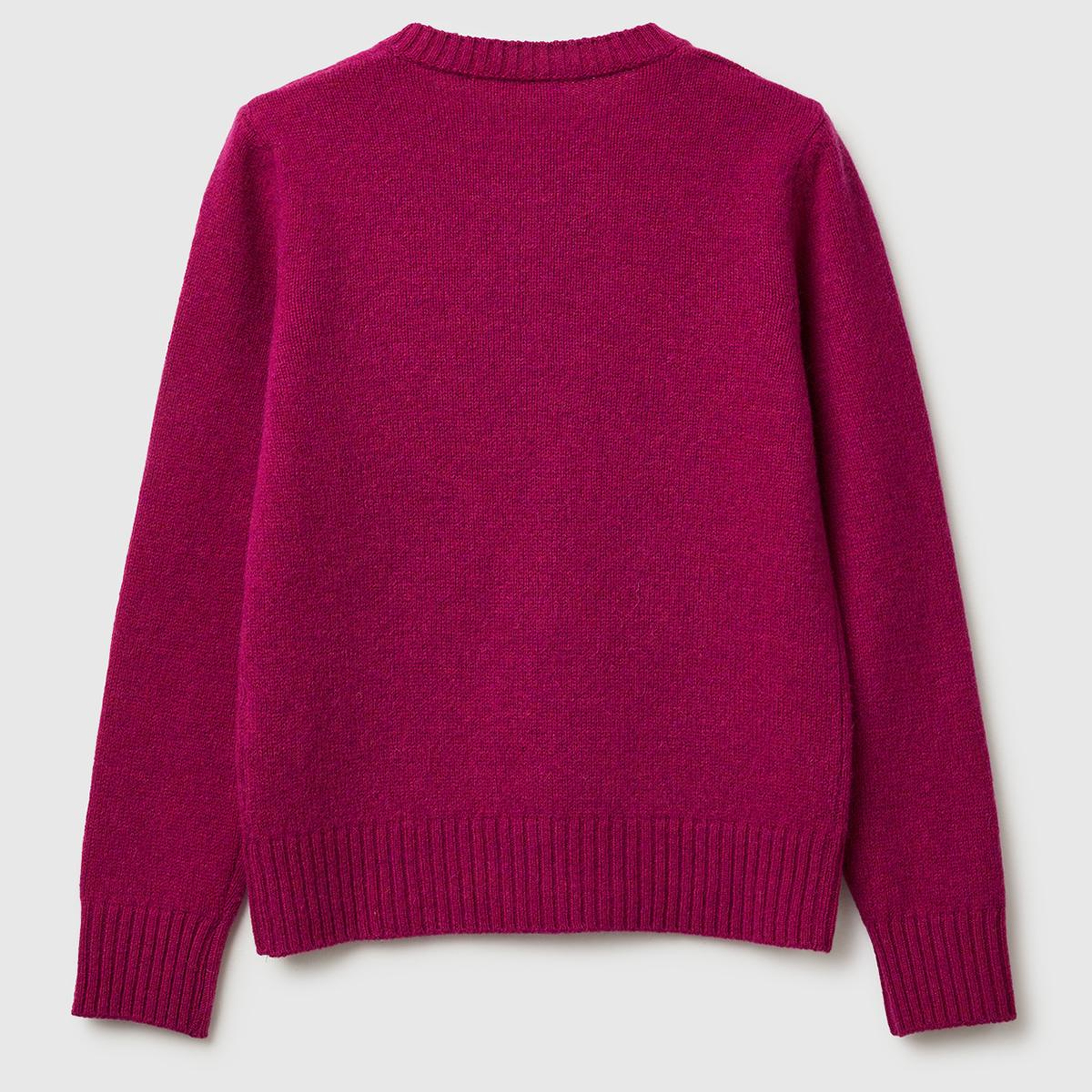 Kadın Fuşya Shetland Hırka