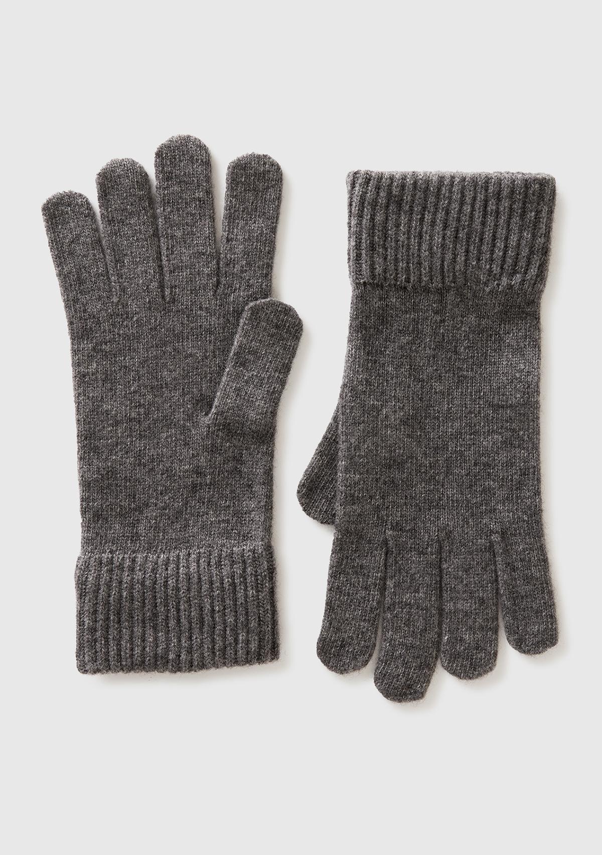 Erkek Antrasit Melanj Yün Eldiven
