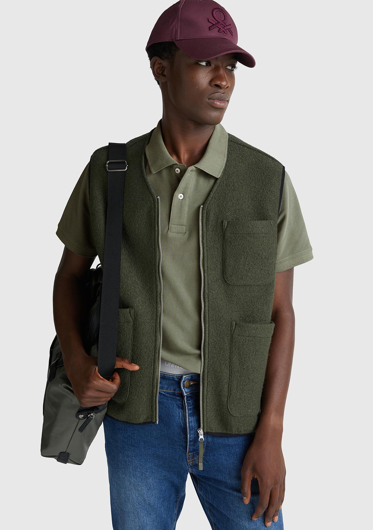 Erkek Haki Regular Fit Kısa Kollu Polo T-Shirt