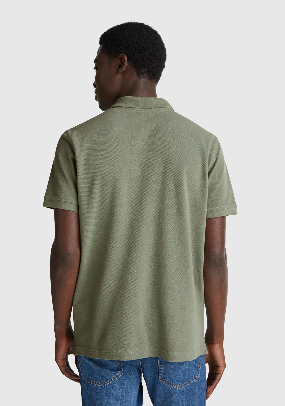 Erkek Haki Regular Fit Kısa Kollu Polo T-Shirt