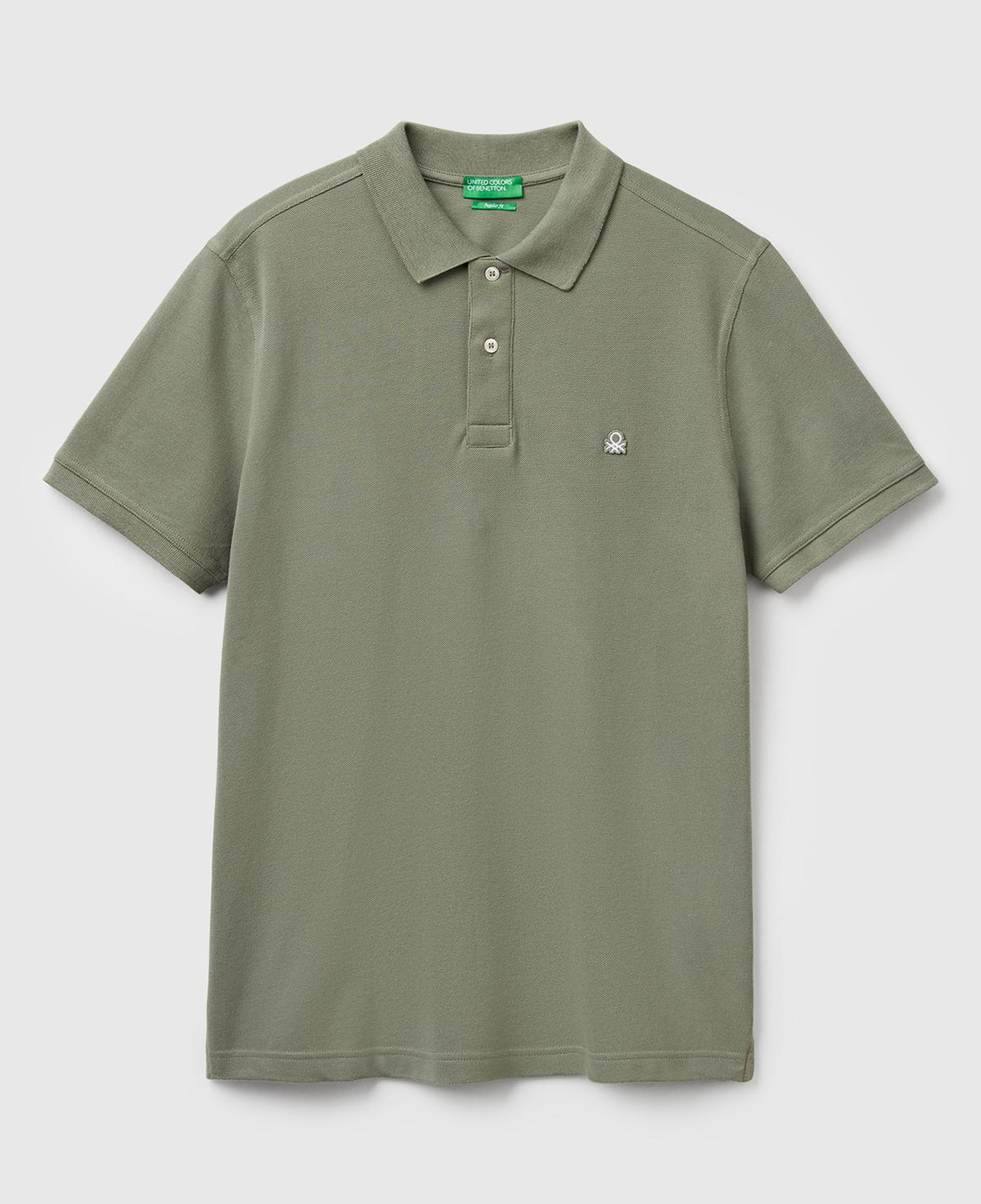 Erkek Haki Regular Fit Kısa Kollu Polo T-Shirt