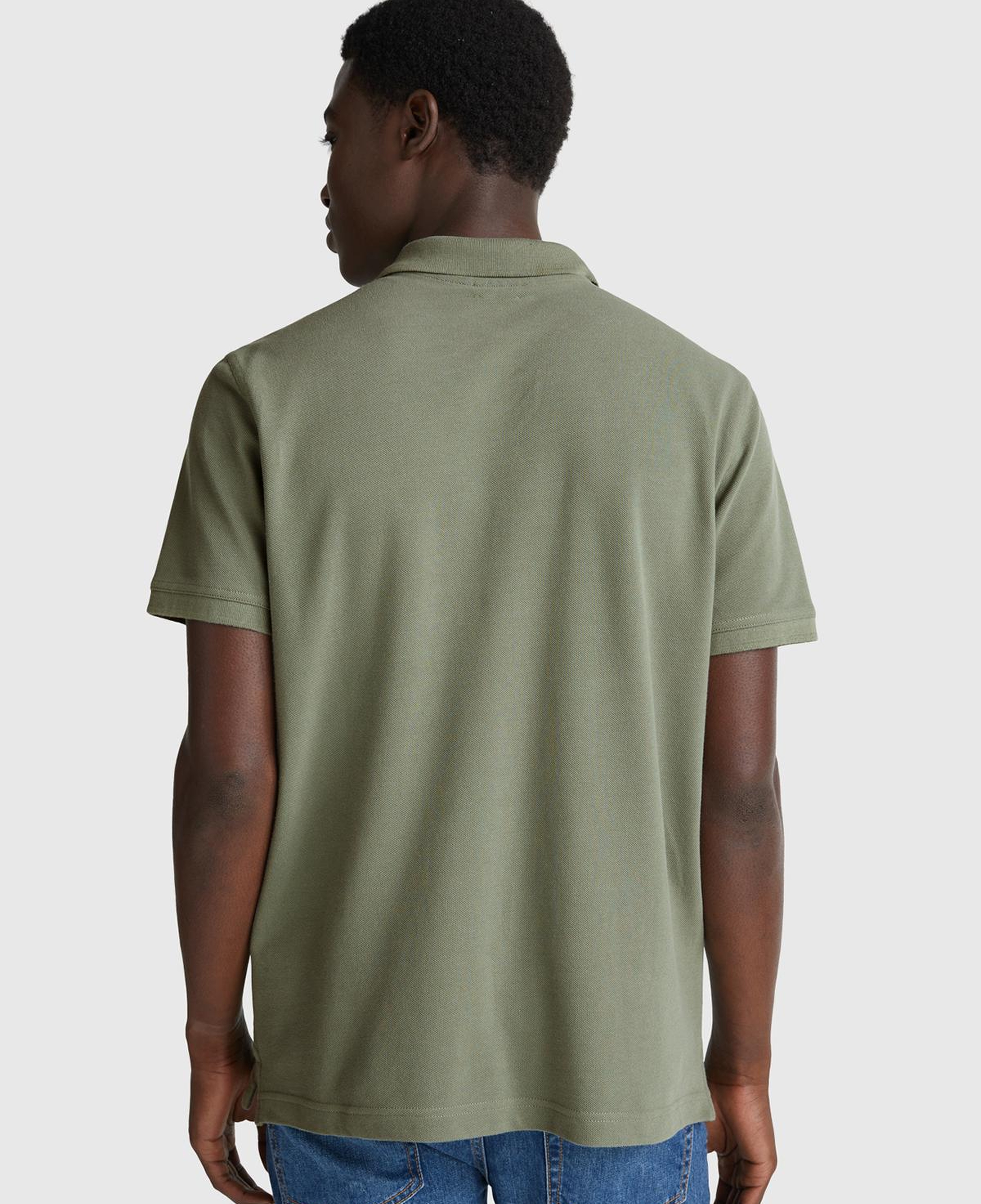 Erkek Haki Regular Fit Kısa Kollu Polo T-Shirt