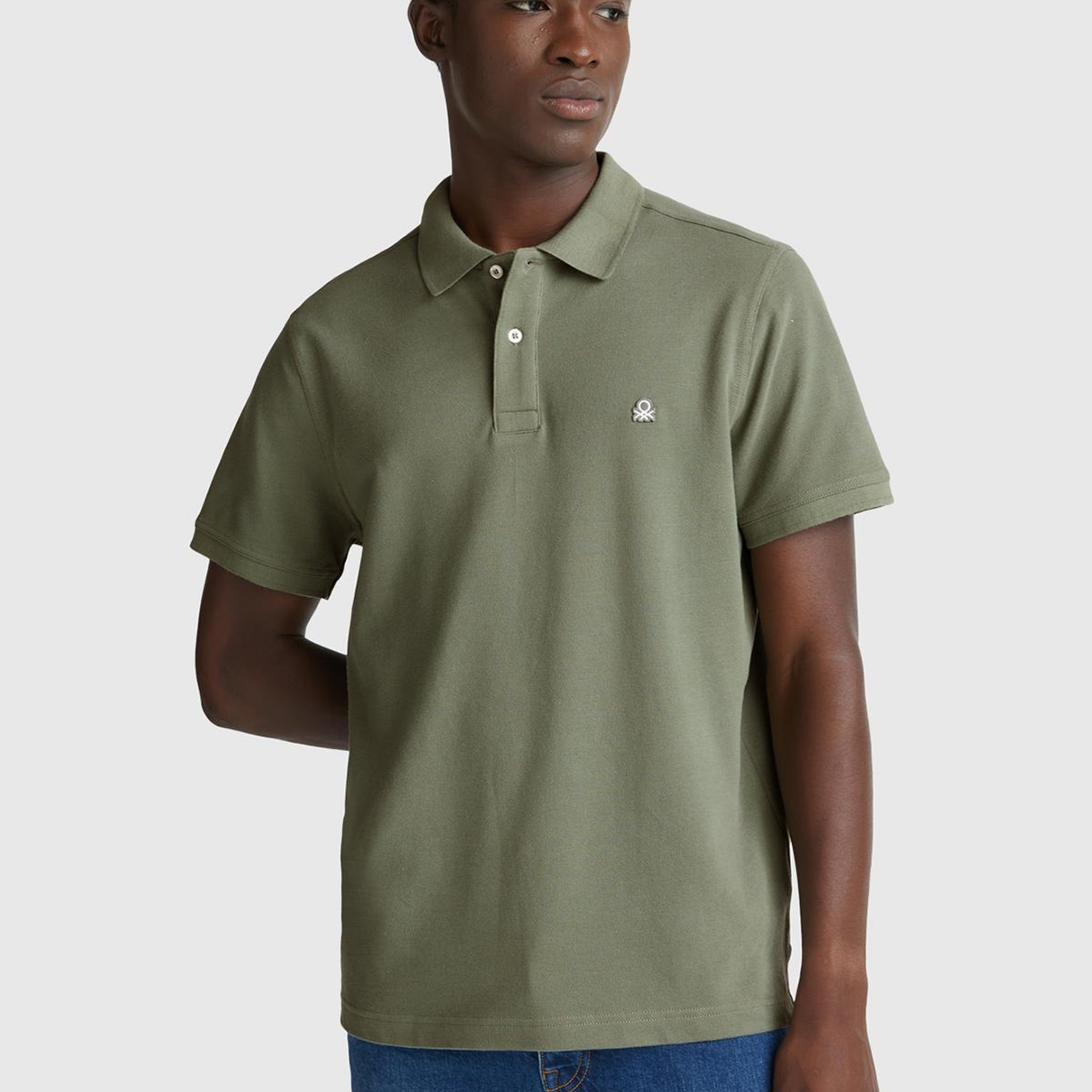 Erkek Haki Regular Fit Kısa Kollu Polo T-Shirt