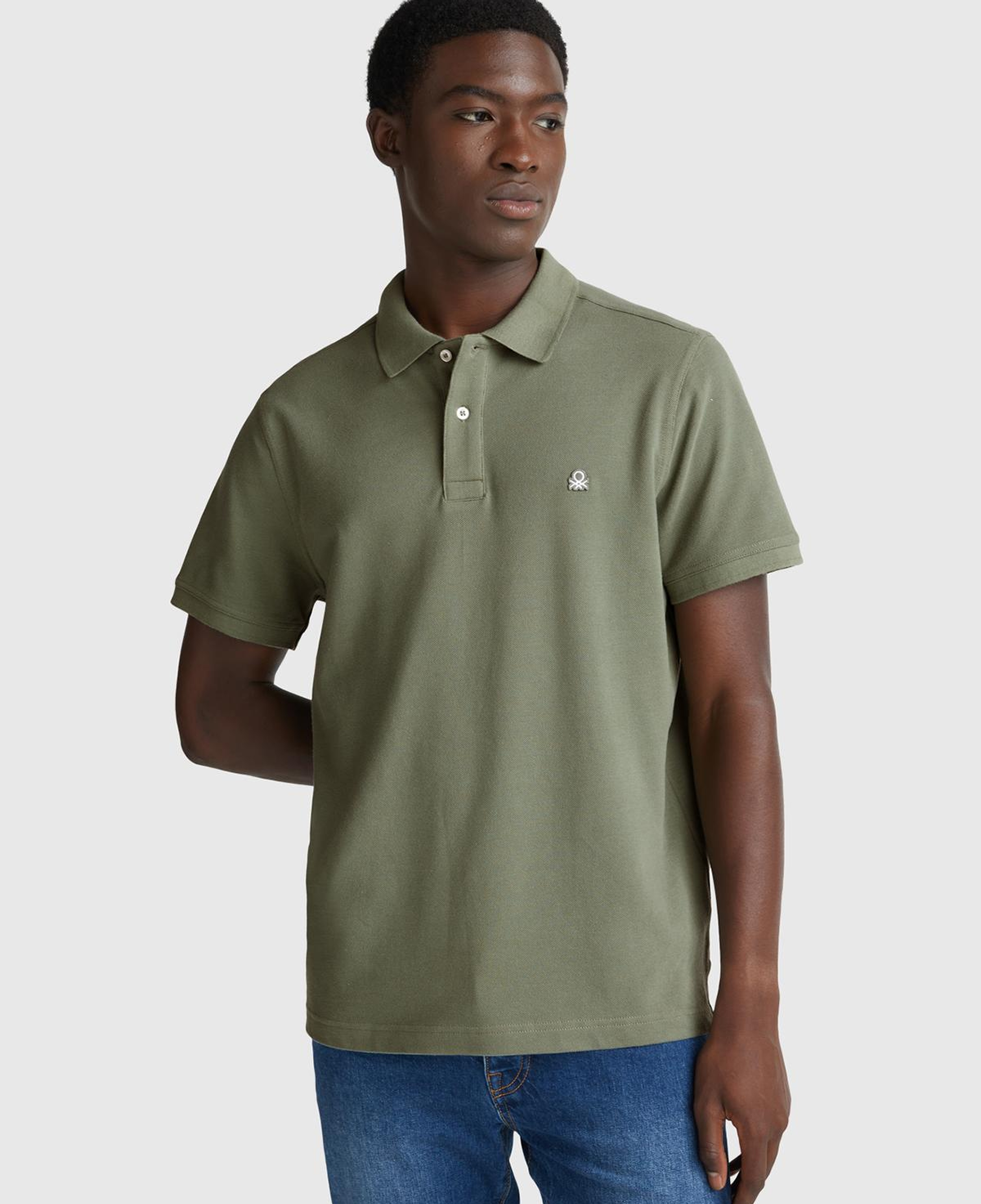 Erkek Haki Regular Fit Kısa Kollu Polo T-Shirt