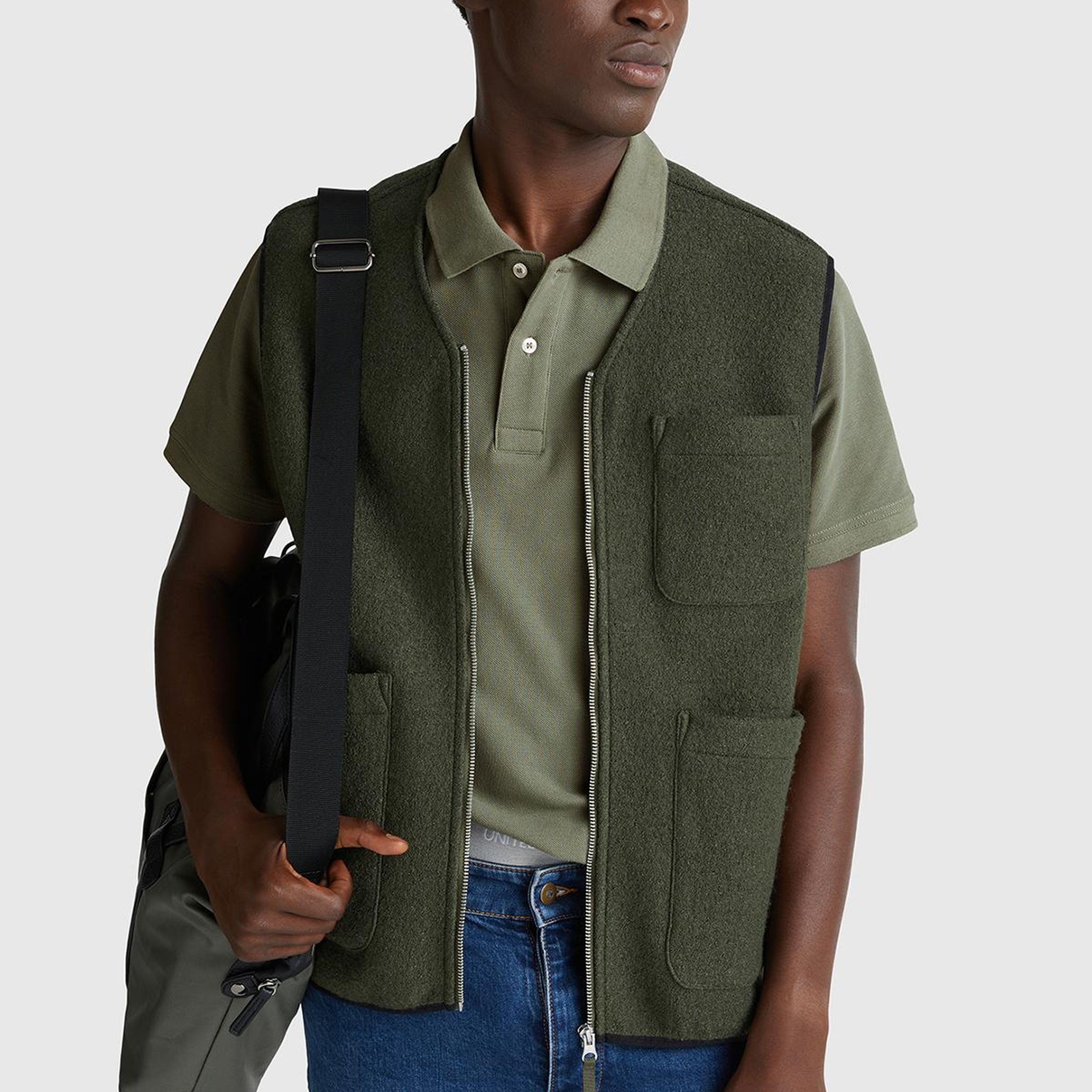 Erkek Haki Regular Fit Kısa Kollu Polo T-Shirt