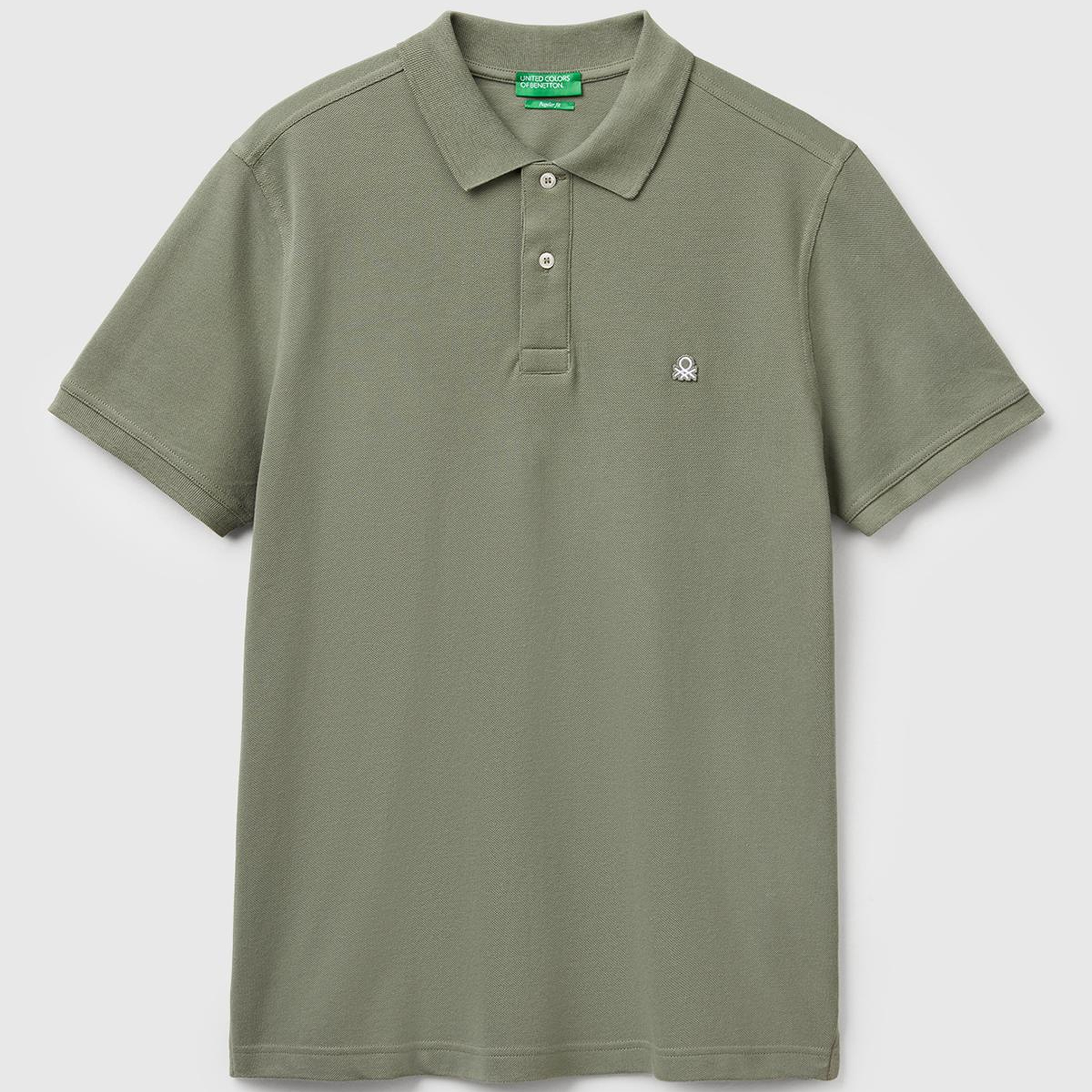 Erkek Haki Regular Fit Kısa Kollu Polo T-Shirt