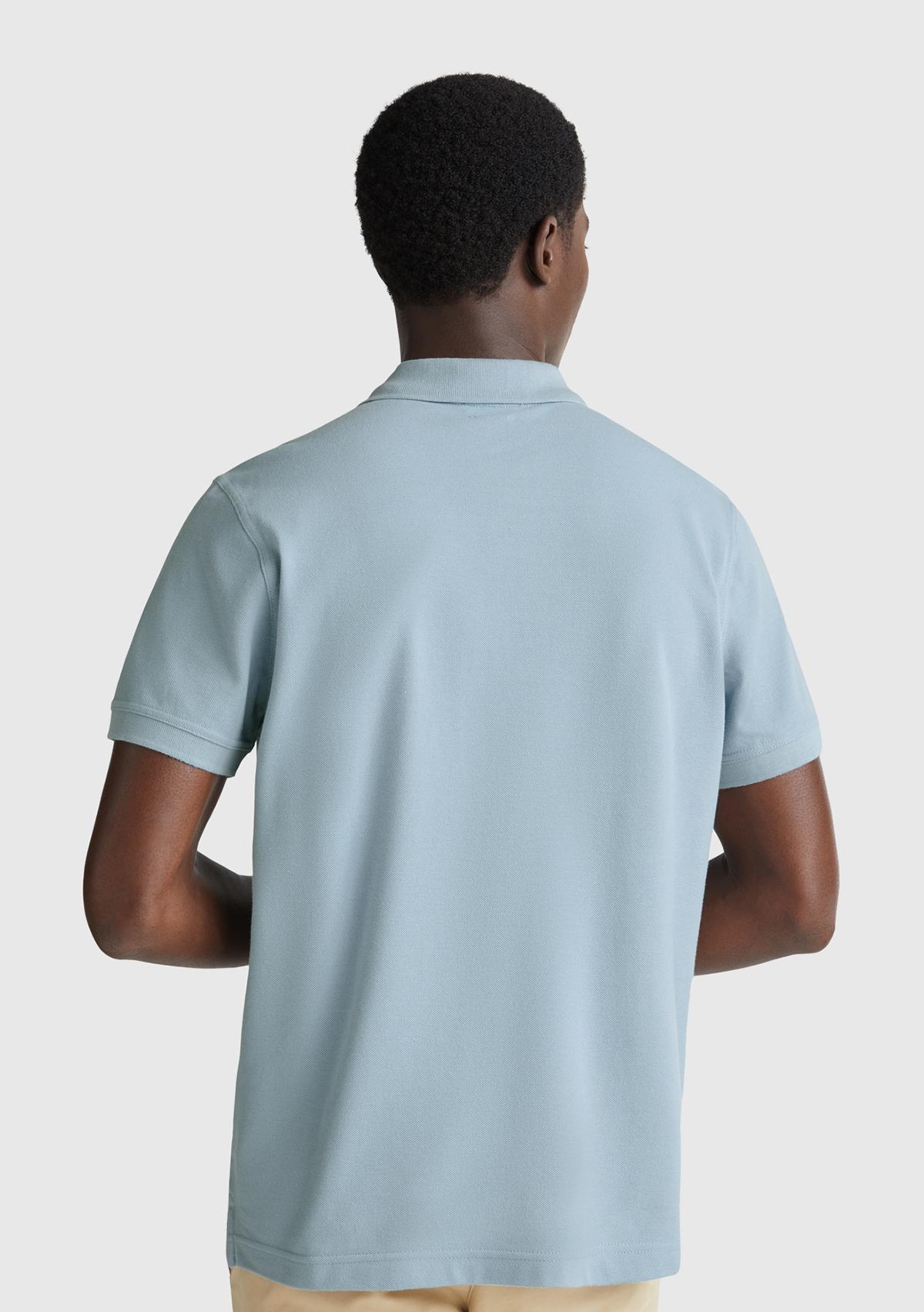 Erkek Bebek Mavisi Regular Fit Kısa Kollu Polo T-Shirt