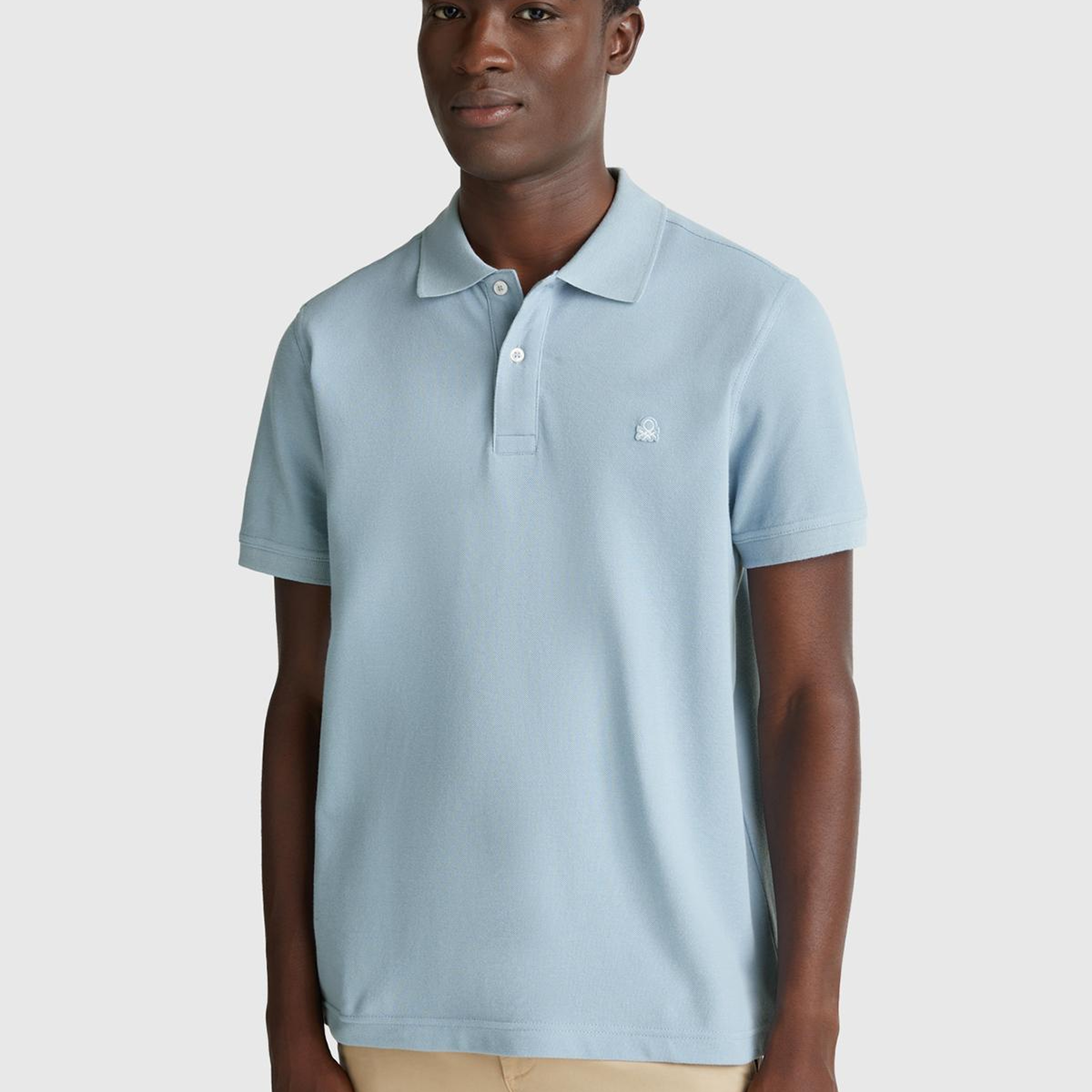 Erkek Bebek Mavisi Regular Fit Kısa Kollu Polo T-Shirt