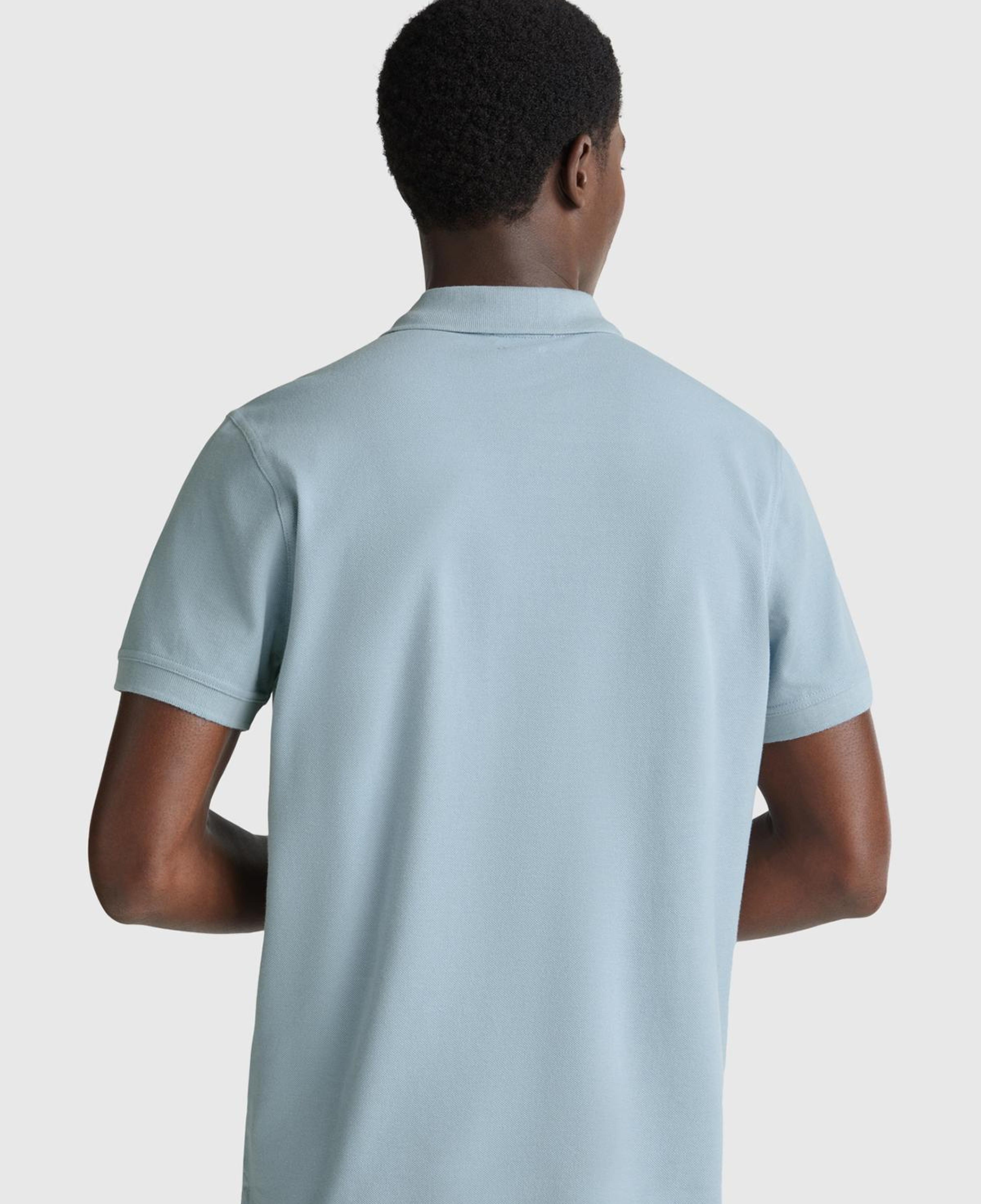 Erkek Bebek Mavisi Regular Fit Kısa Kollu Polo T-Shirt