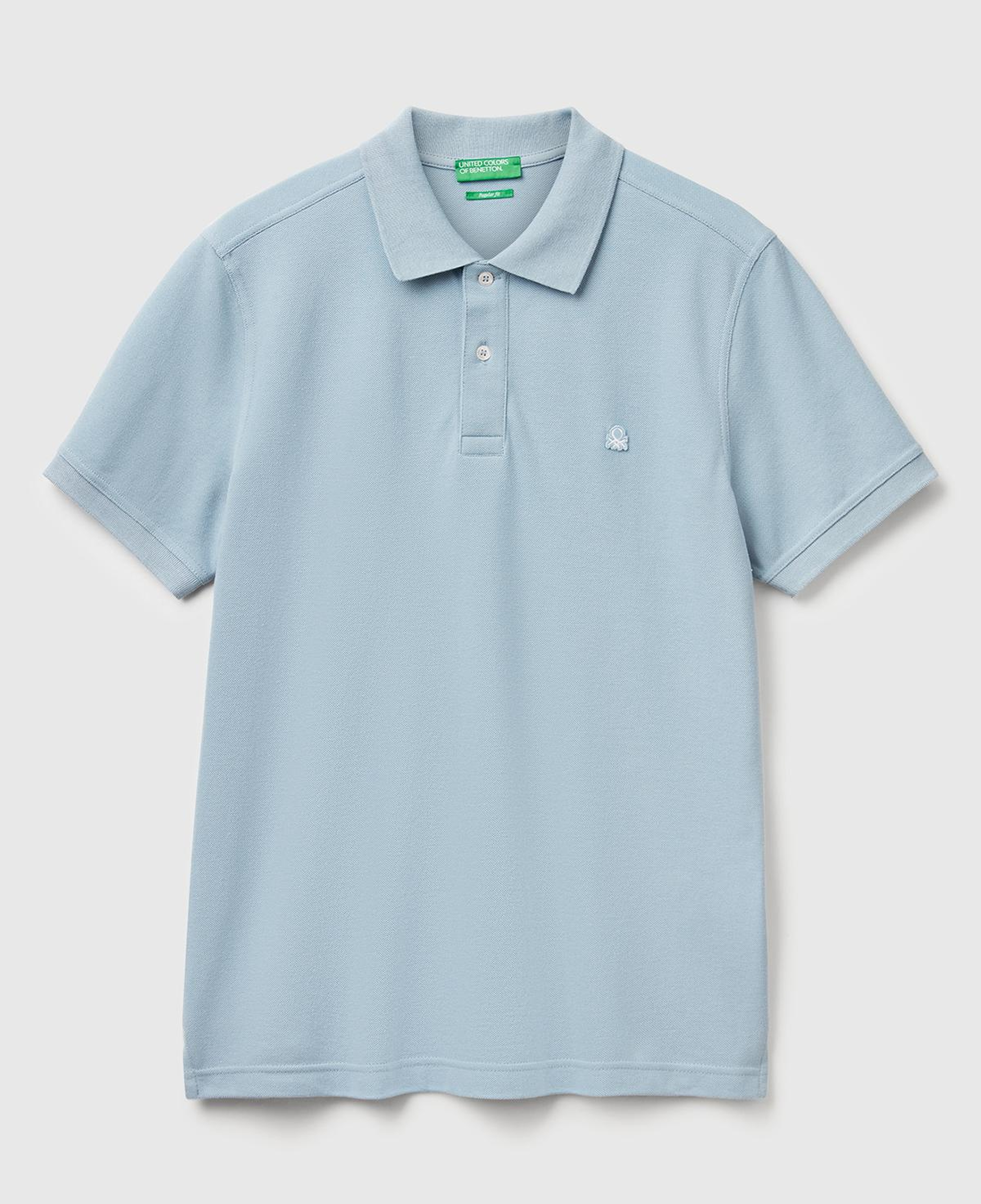 Erkek Bebek Mavisi Regular Fit Kısa Kollu Polo T-Shirt