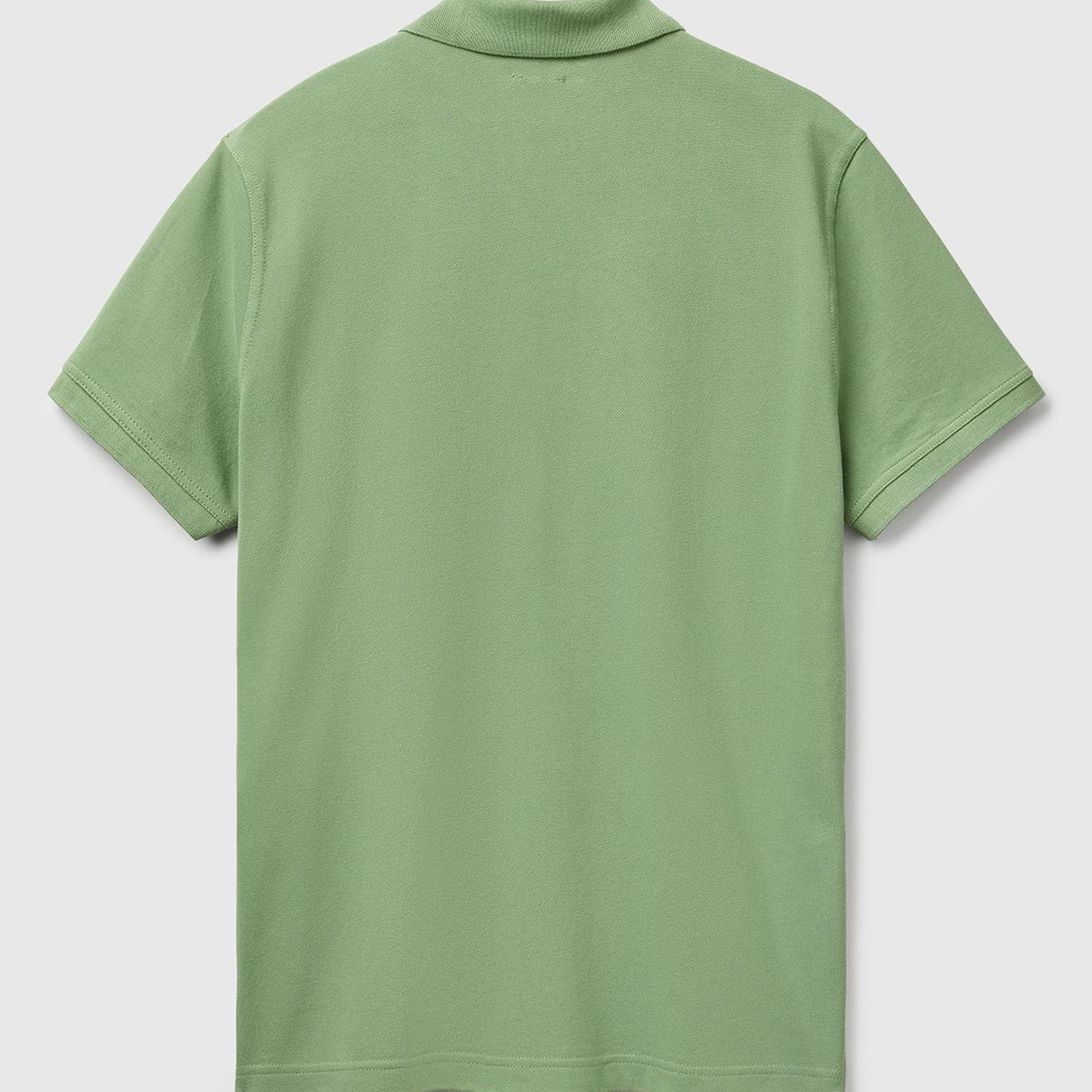 Erkek Açık Yeşill Regular Fit Kısa Kollu Polo T-Shirt