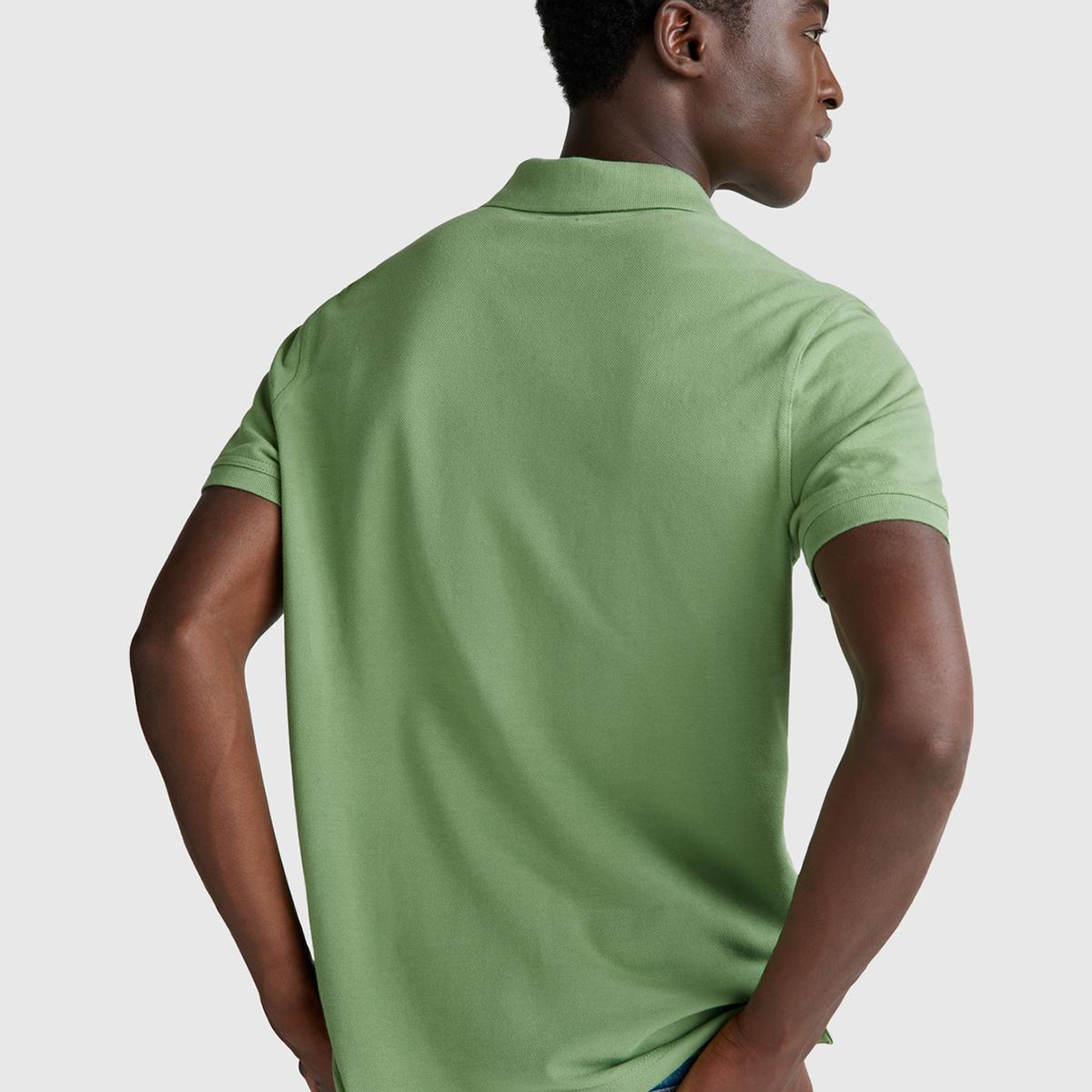 Erkek Açık Yeşill Regular Fit Kısa Kollu Polo T-Shirt