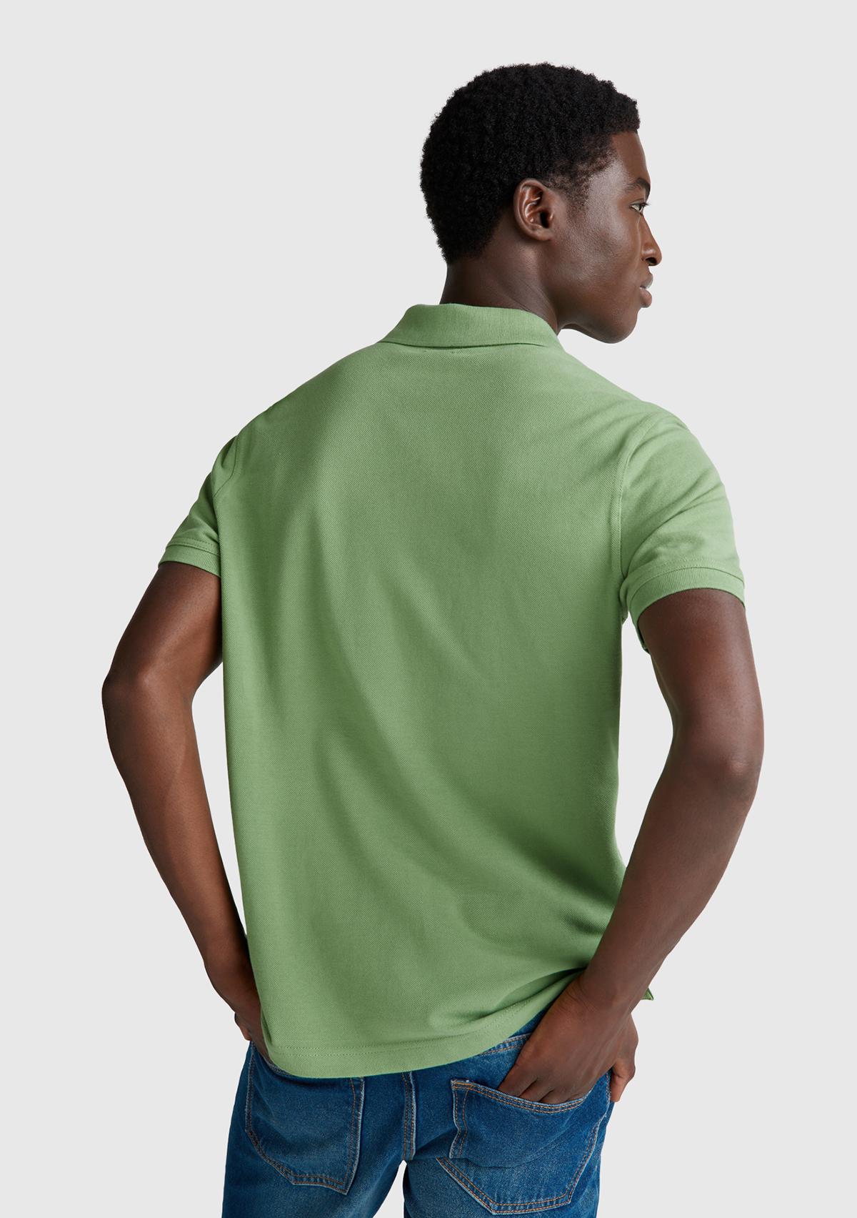 Erkek Açık Yeşill Regular Fit Kısa Kollu Polo T-Shirt