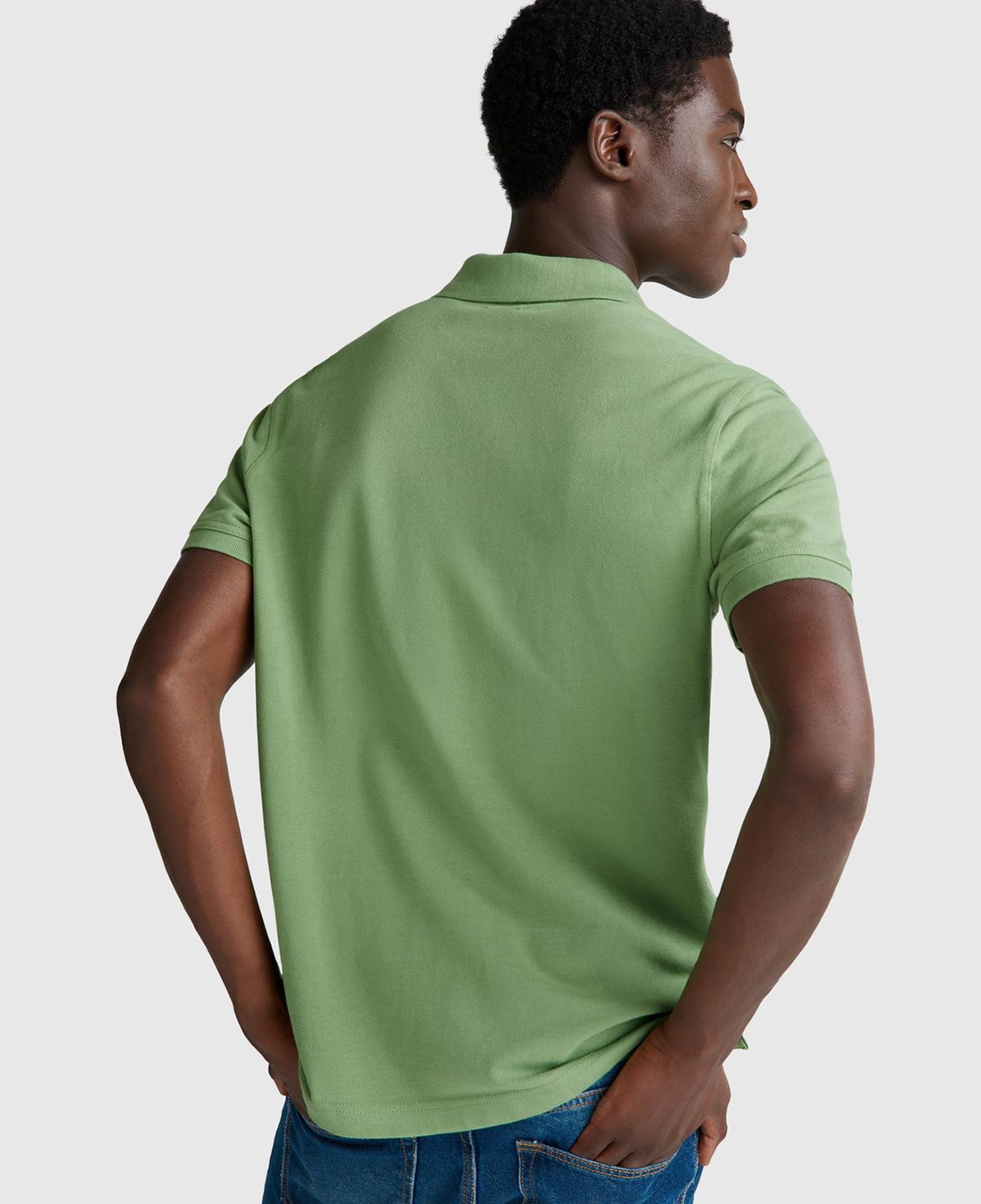 Erkek Açık Yeşill Regular Fit Kısa Kollu Polo T-Shirt