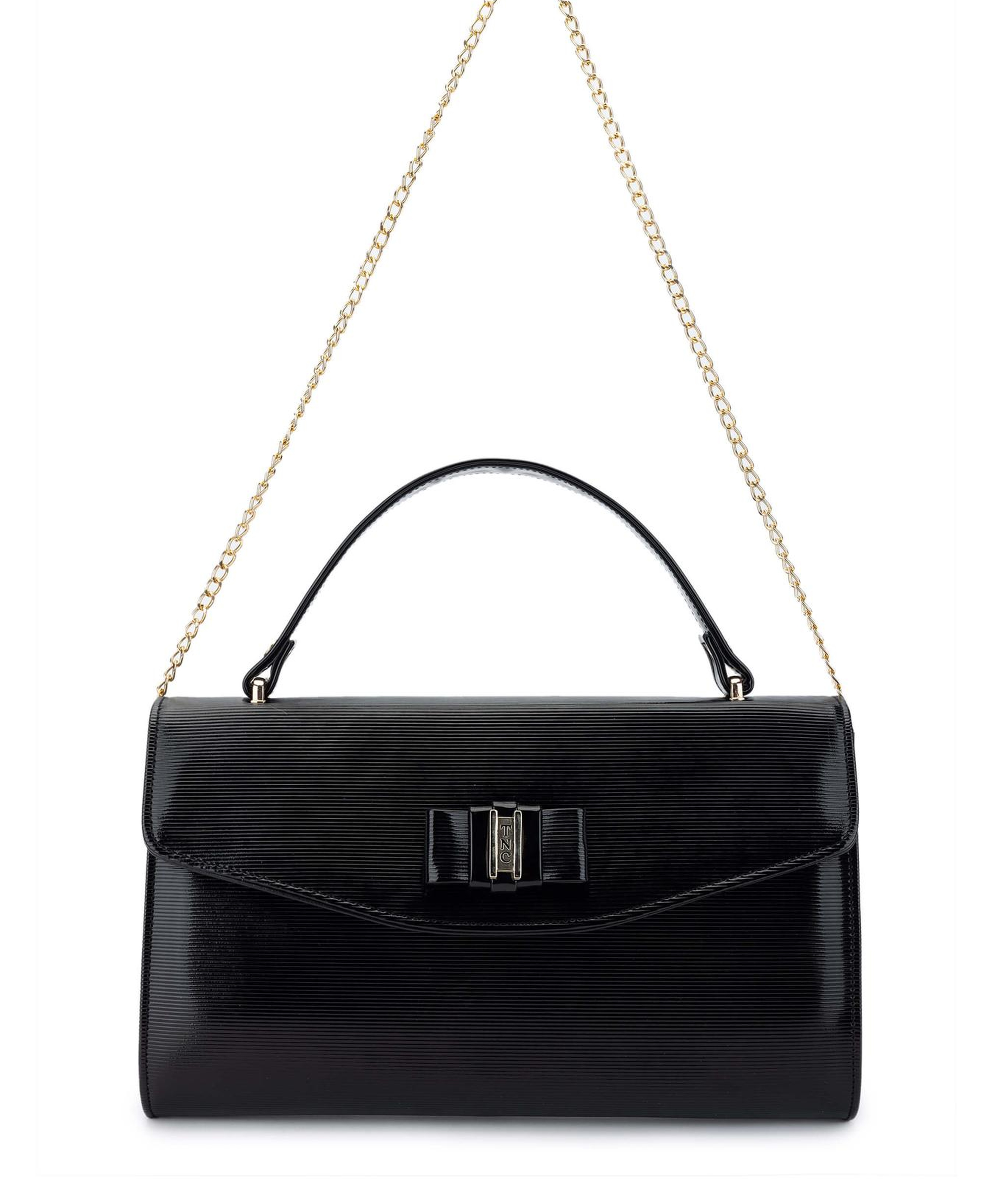 Tamer Tanca Kadın Vegan Siyah El Çantası