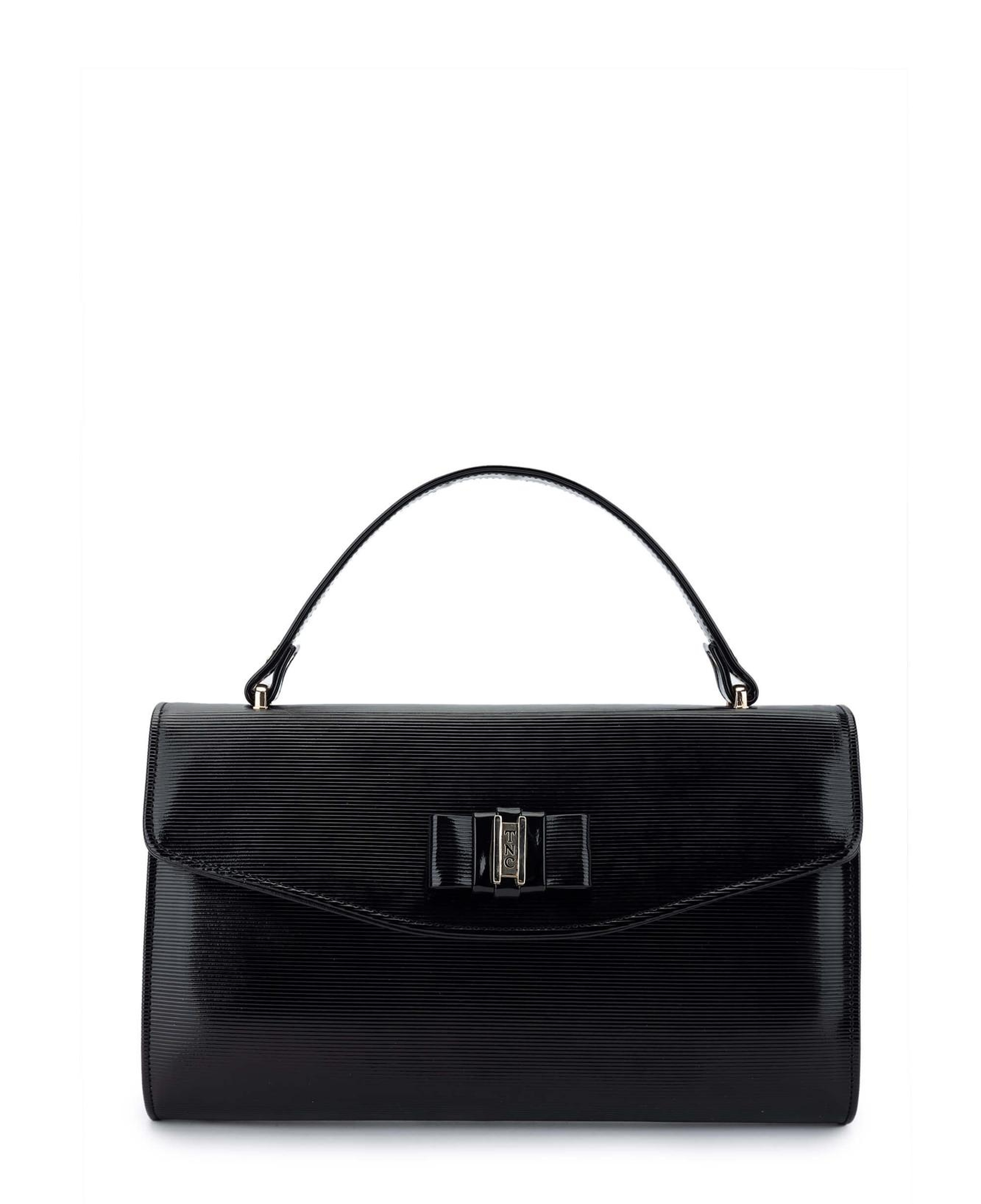 Tamer Tanca Kadın Vegan Siyah El Çantası