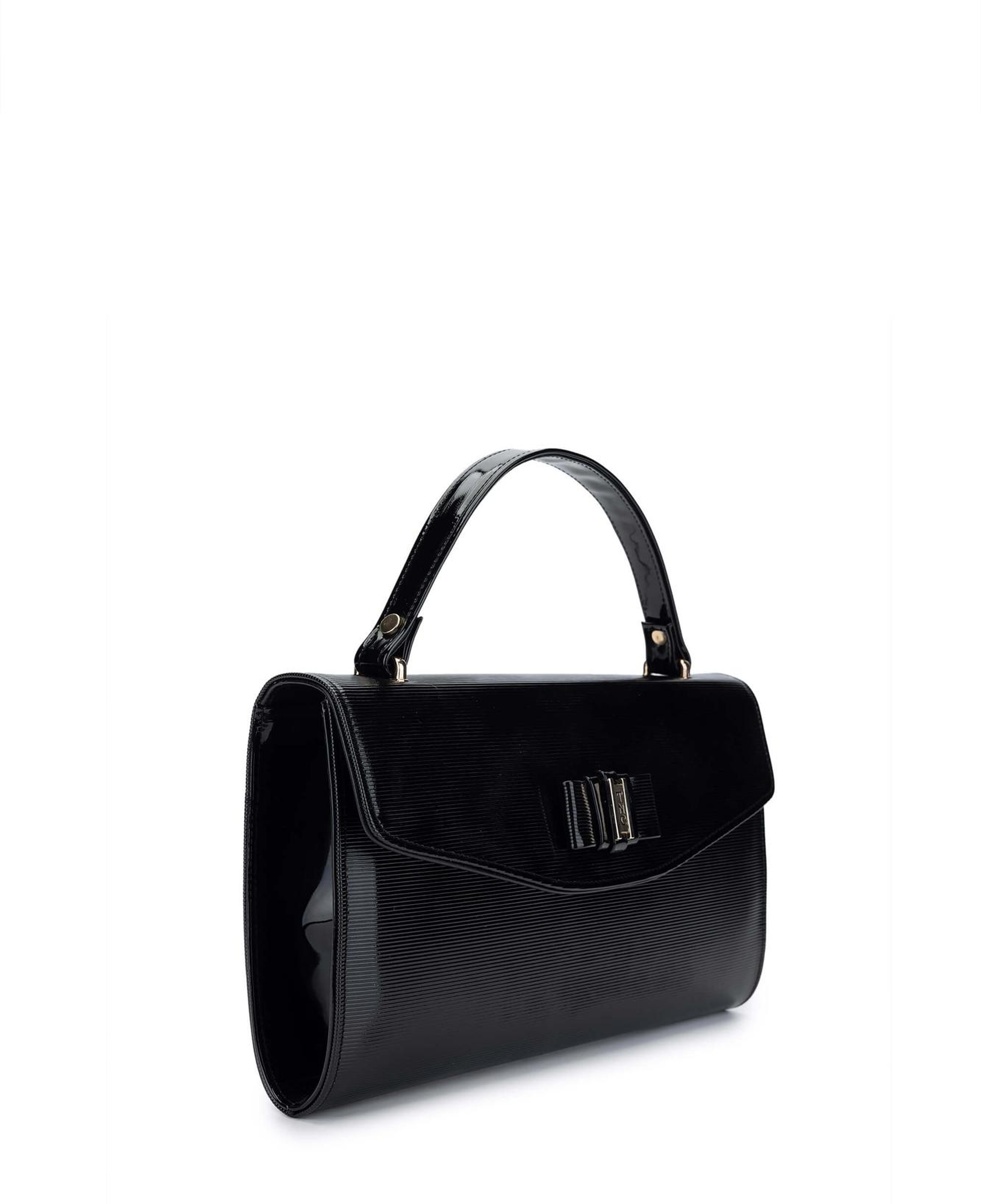 Tamer Tanca Kadın Vegan Siyah El Çantası