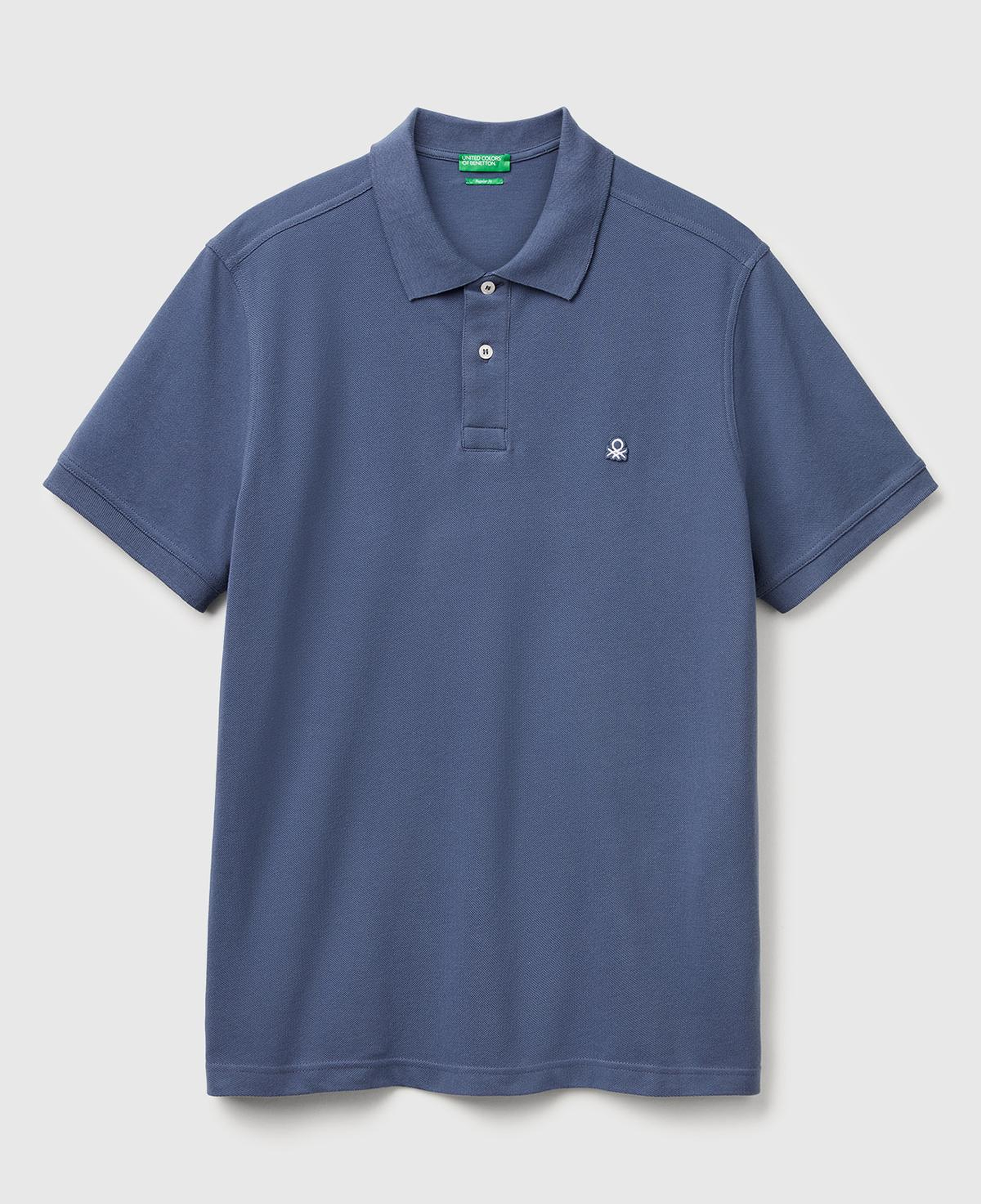 Erkek Havacı Mavi Regular Fit Kısa Kollu Polo T-Shirt