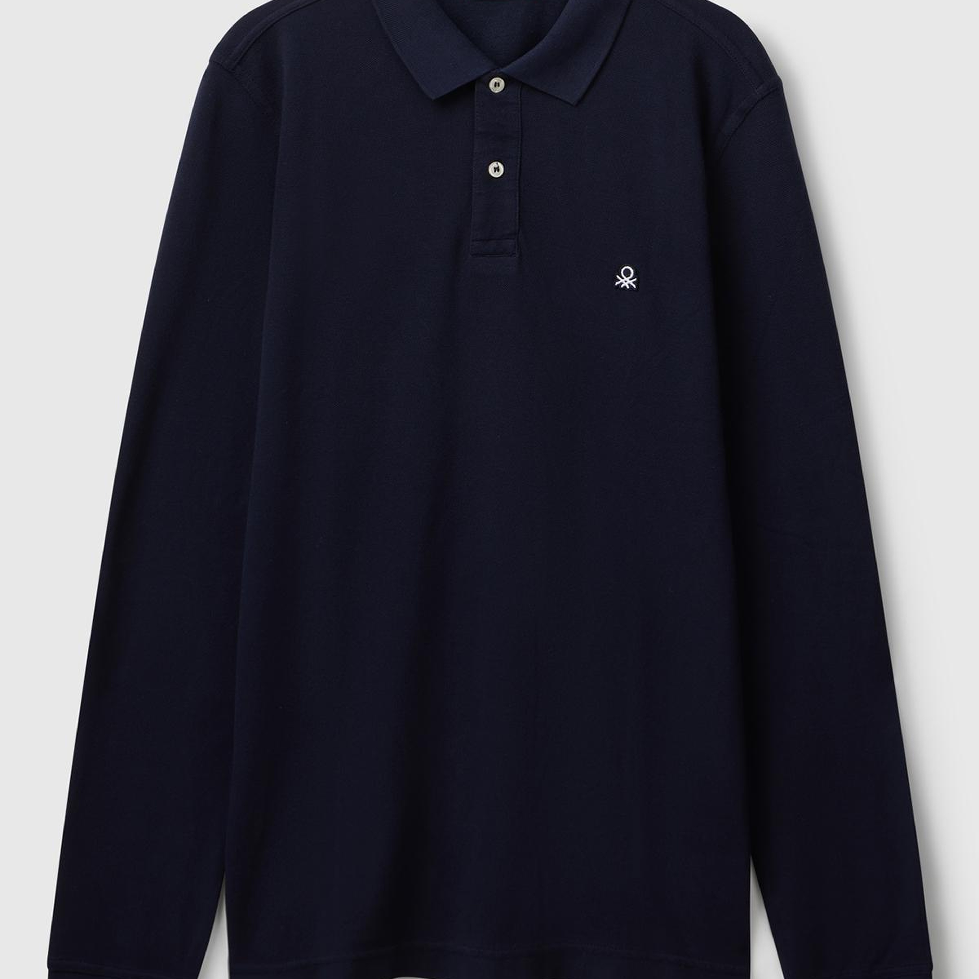 Erkek Lacivert Uzun Kol Polo T-Shirt