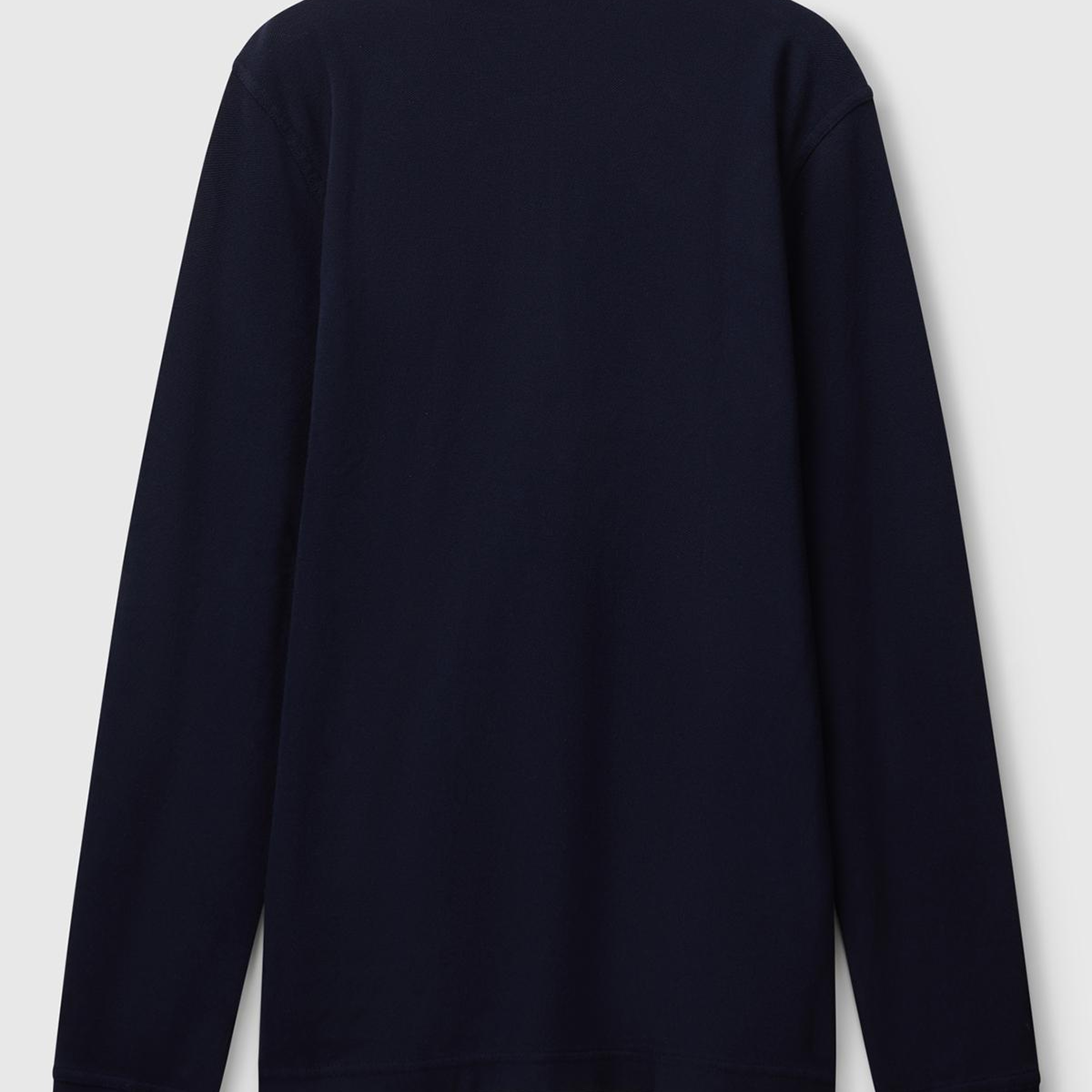 Erkek Lacivert Uzun Kol Polo T-Shirt