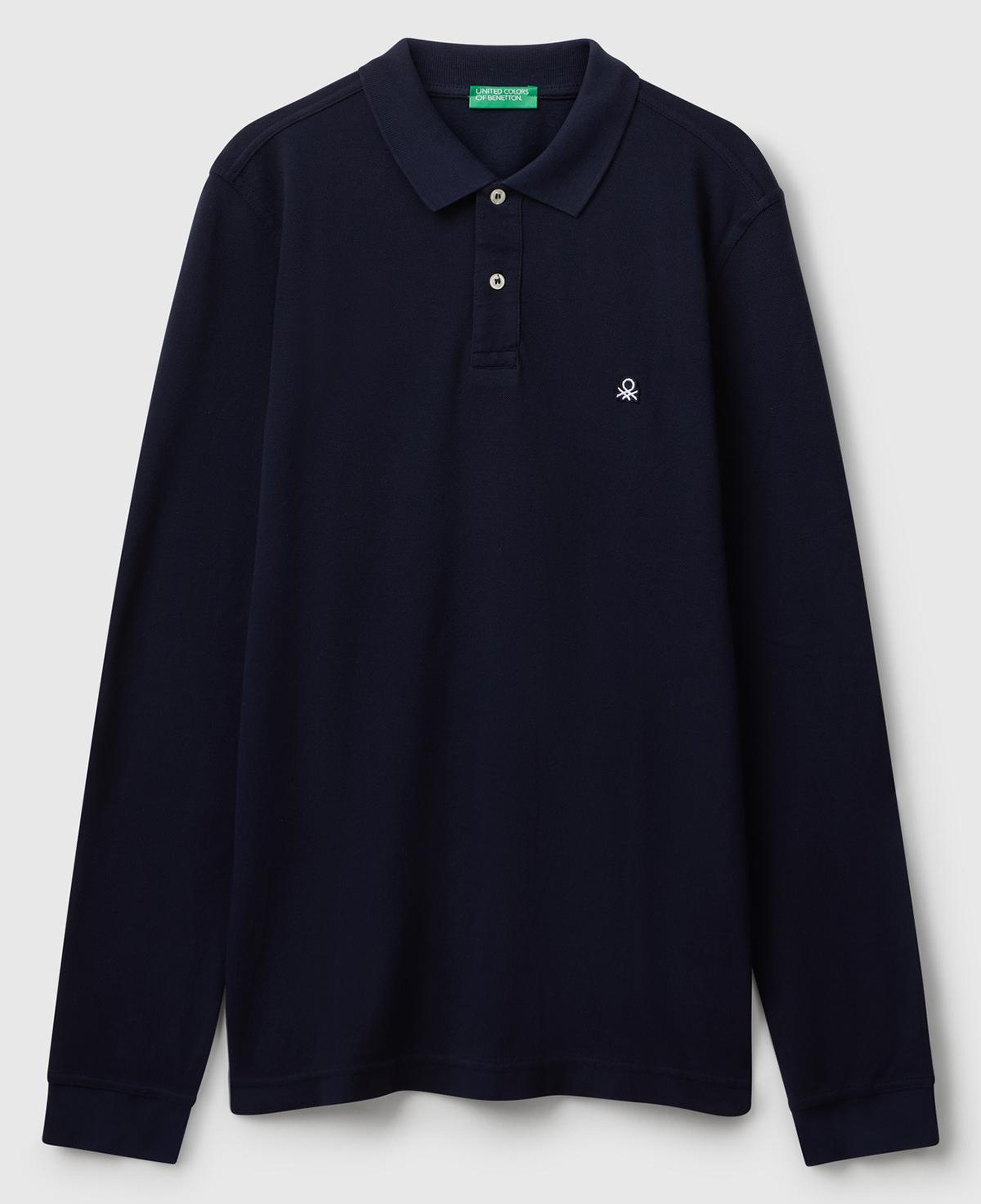 Erkek Lacivert Uzun Kol Polo T-Shirt