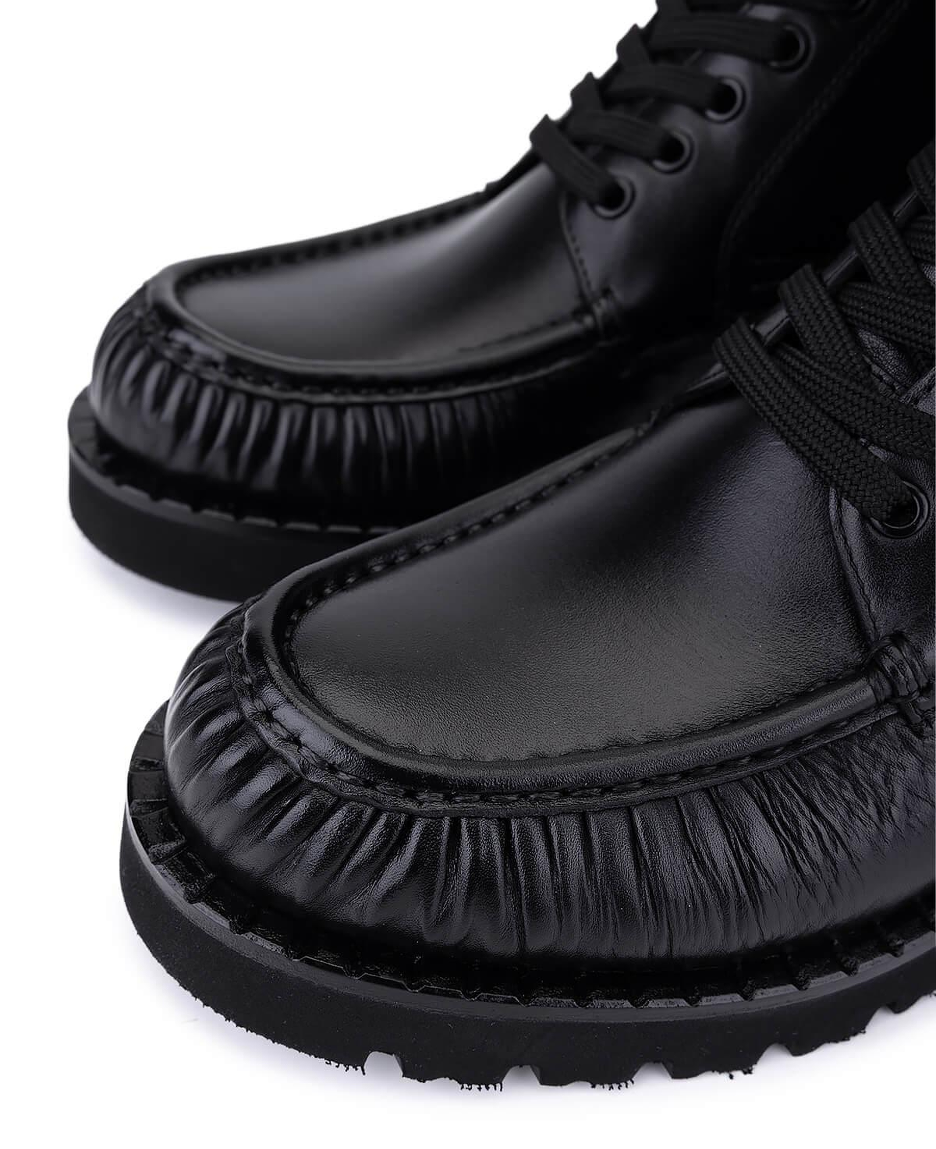 Tamer Tanca Erkek Hakiki Deri Siyah Casual Bot